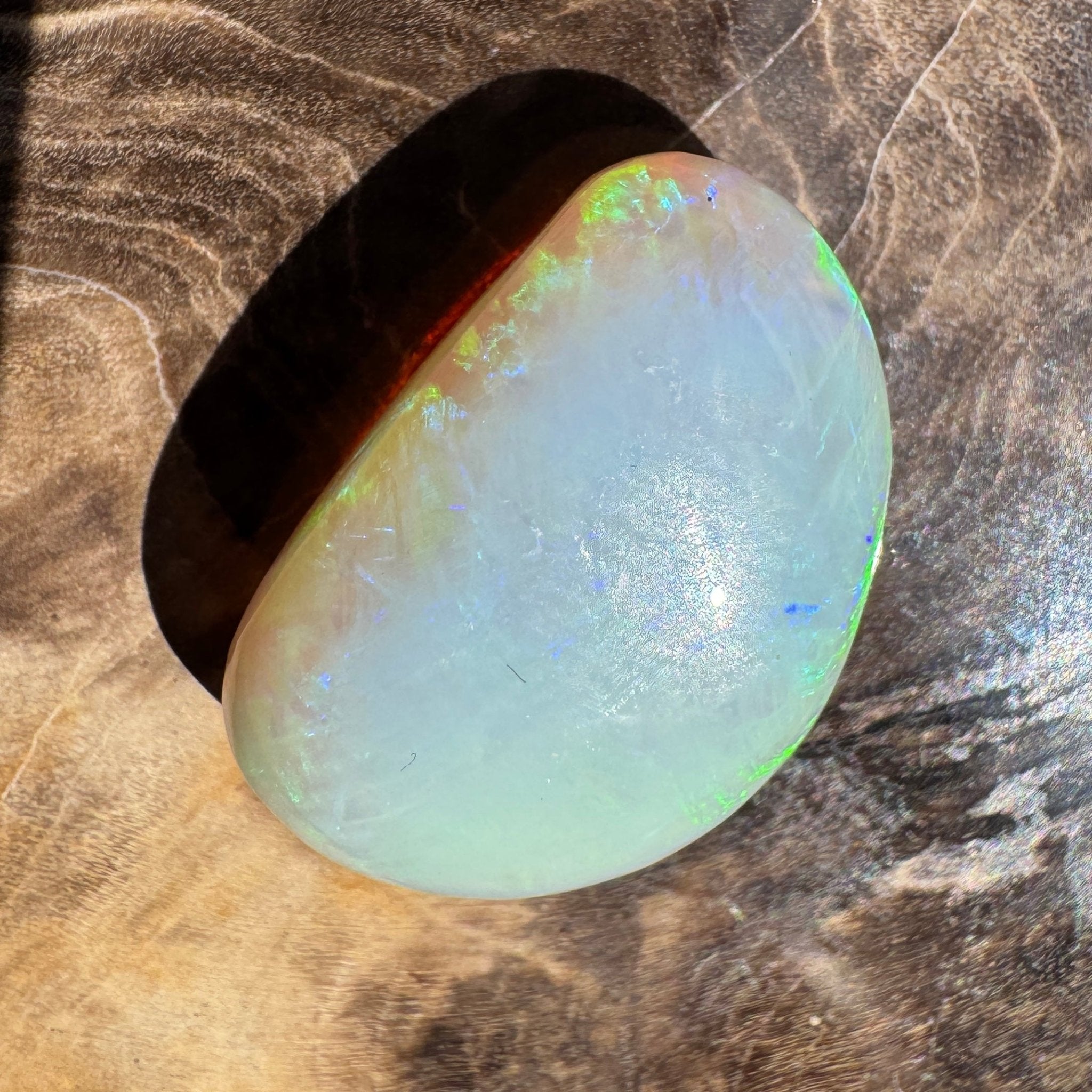 9.3ct Lightning Ridge Freeform Opal | Solid Australian Opal | Hand-Cut