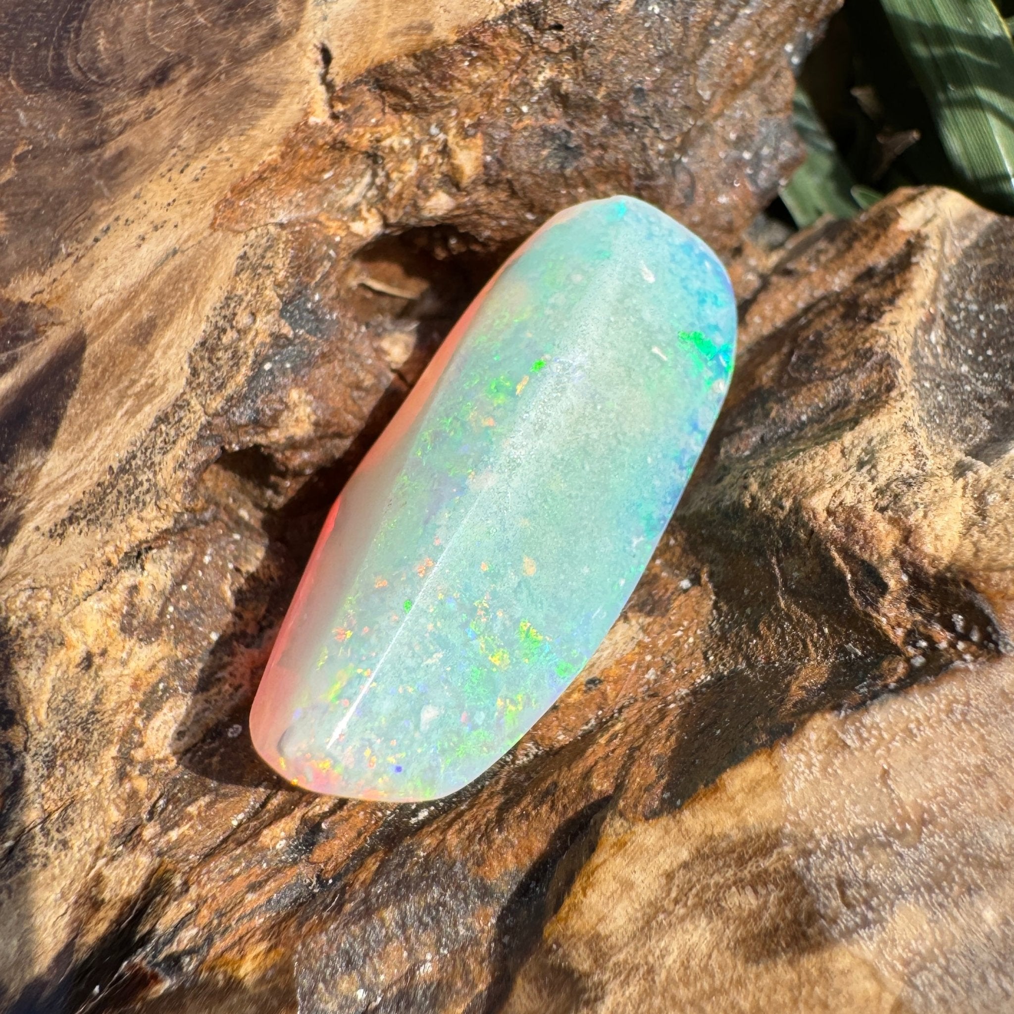 9.3ct Lightning Ridge Opal | Solid Australian Opal | Hand-Cut