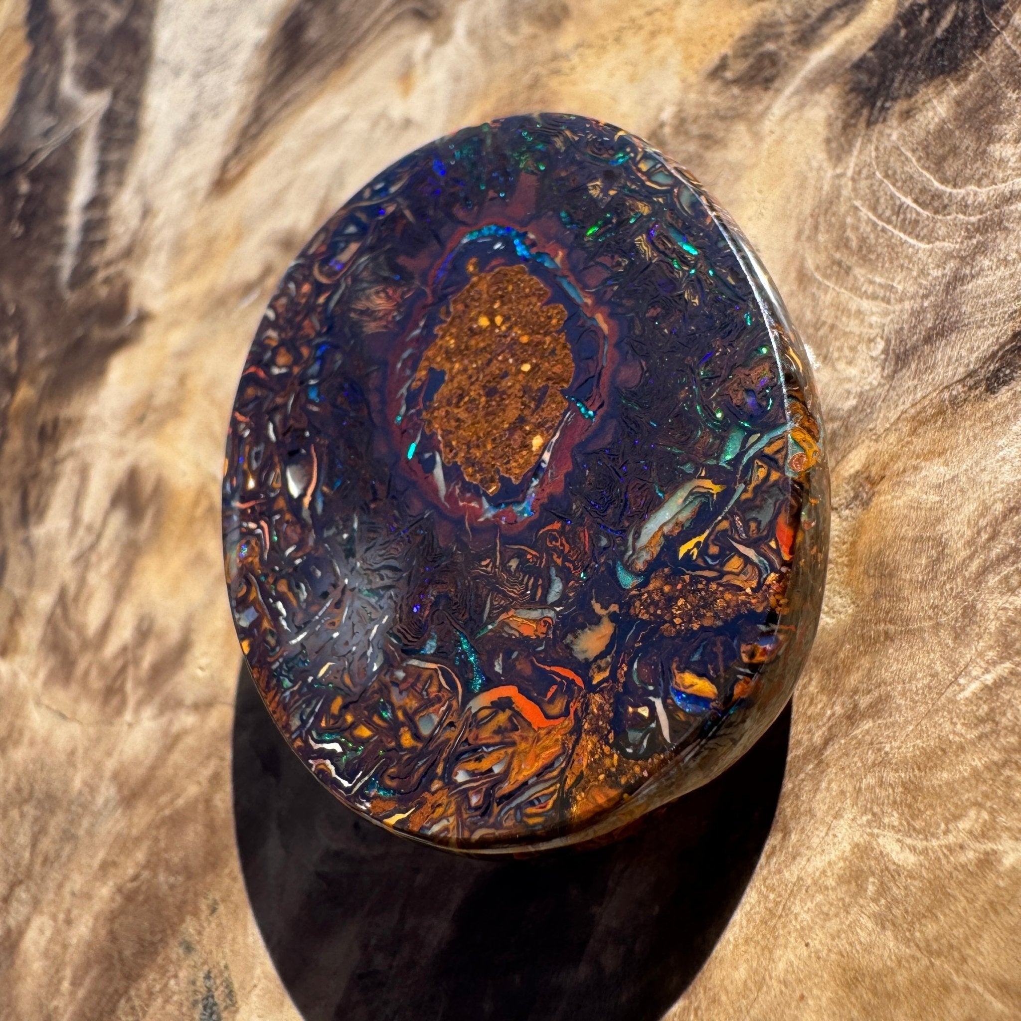 93ct Winton Queensland Boulder Opal | Solid Australian Opal | Hand-Cut