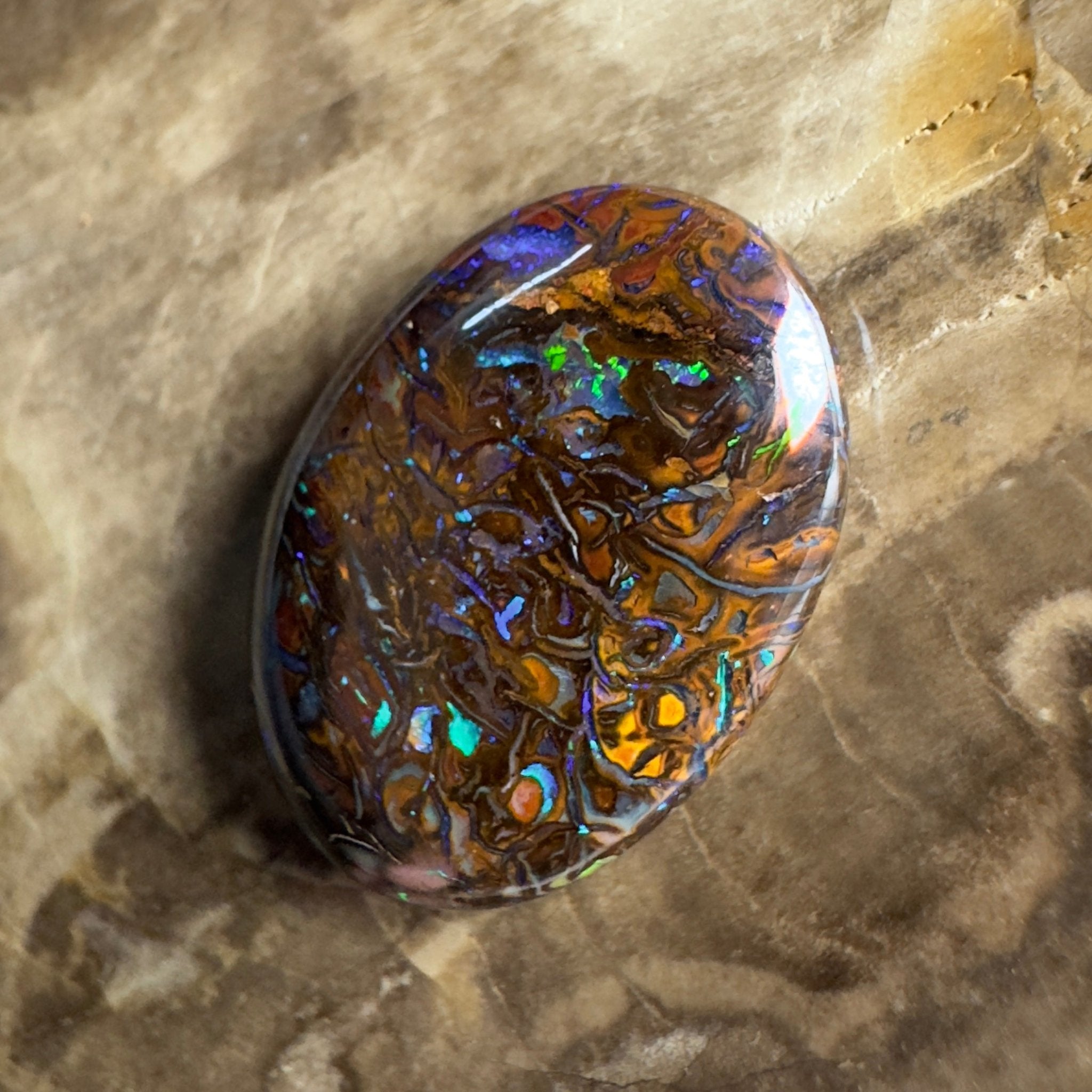 9.7ct Solid Queensland Boulder Opal