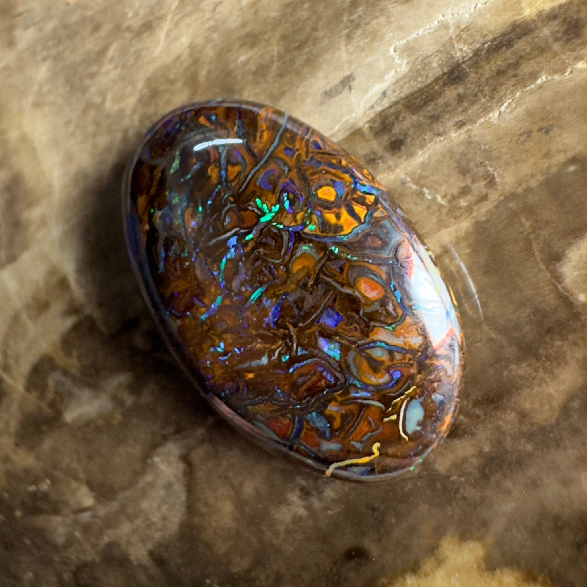 9.7ct Solid Queensland Boulder Opal