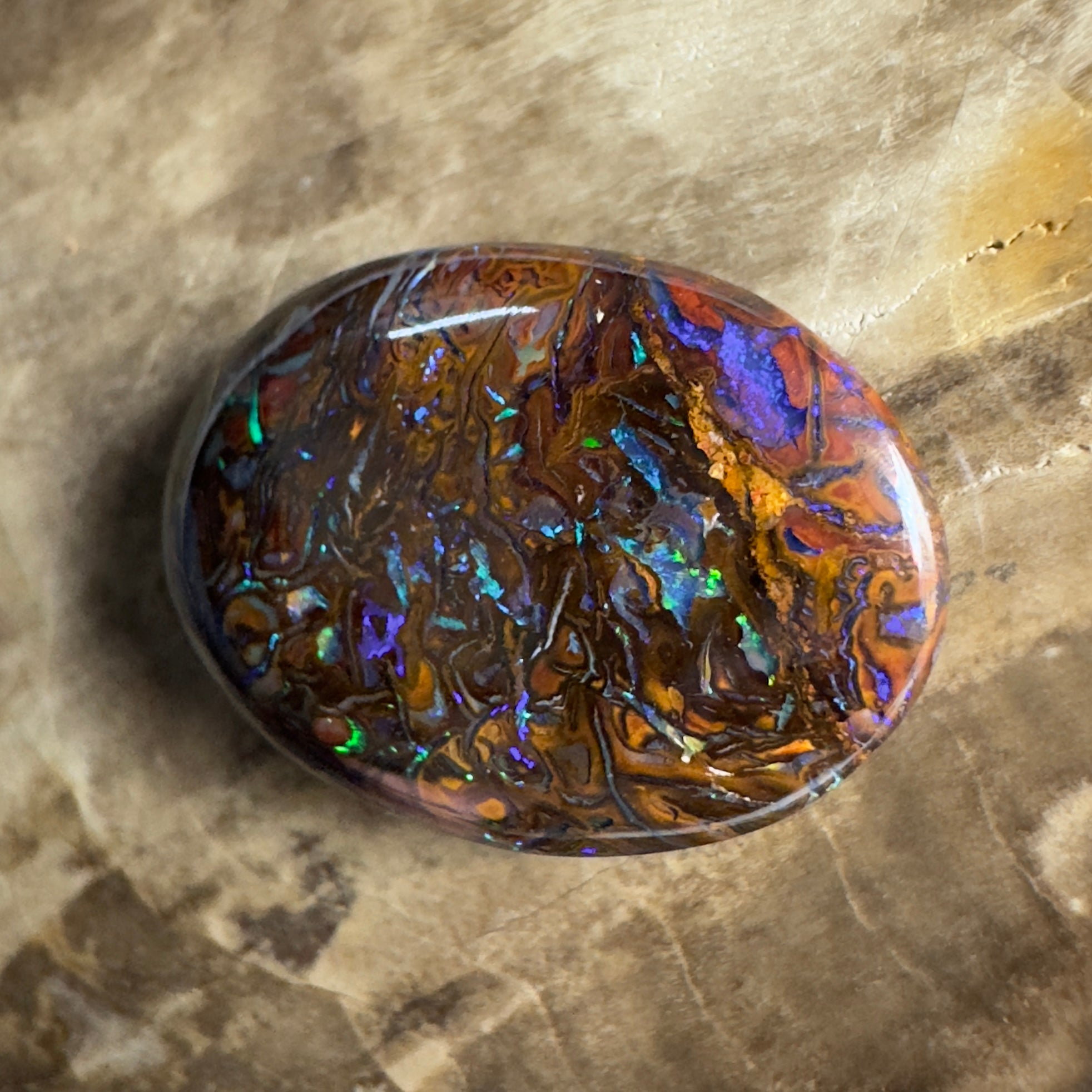 9.7ct Solid Queensland Boulder Opal