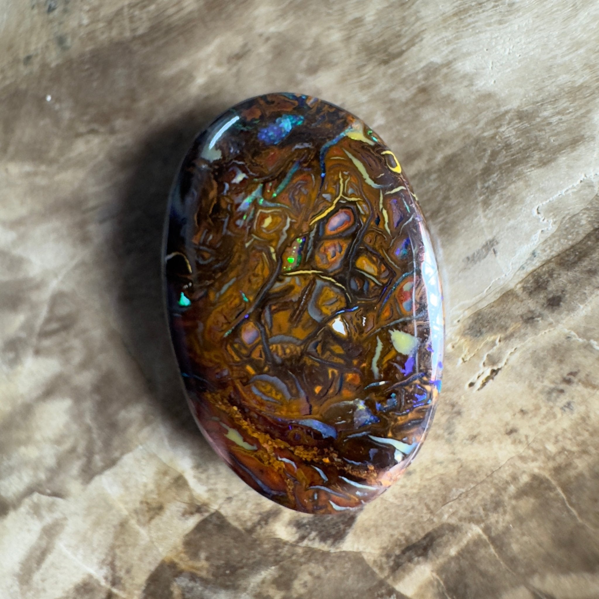 9.7ct Solid Queensland Boulder Opal