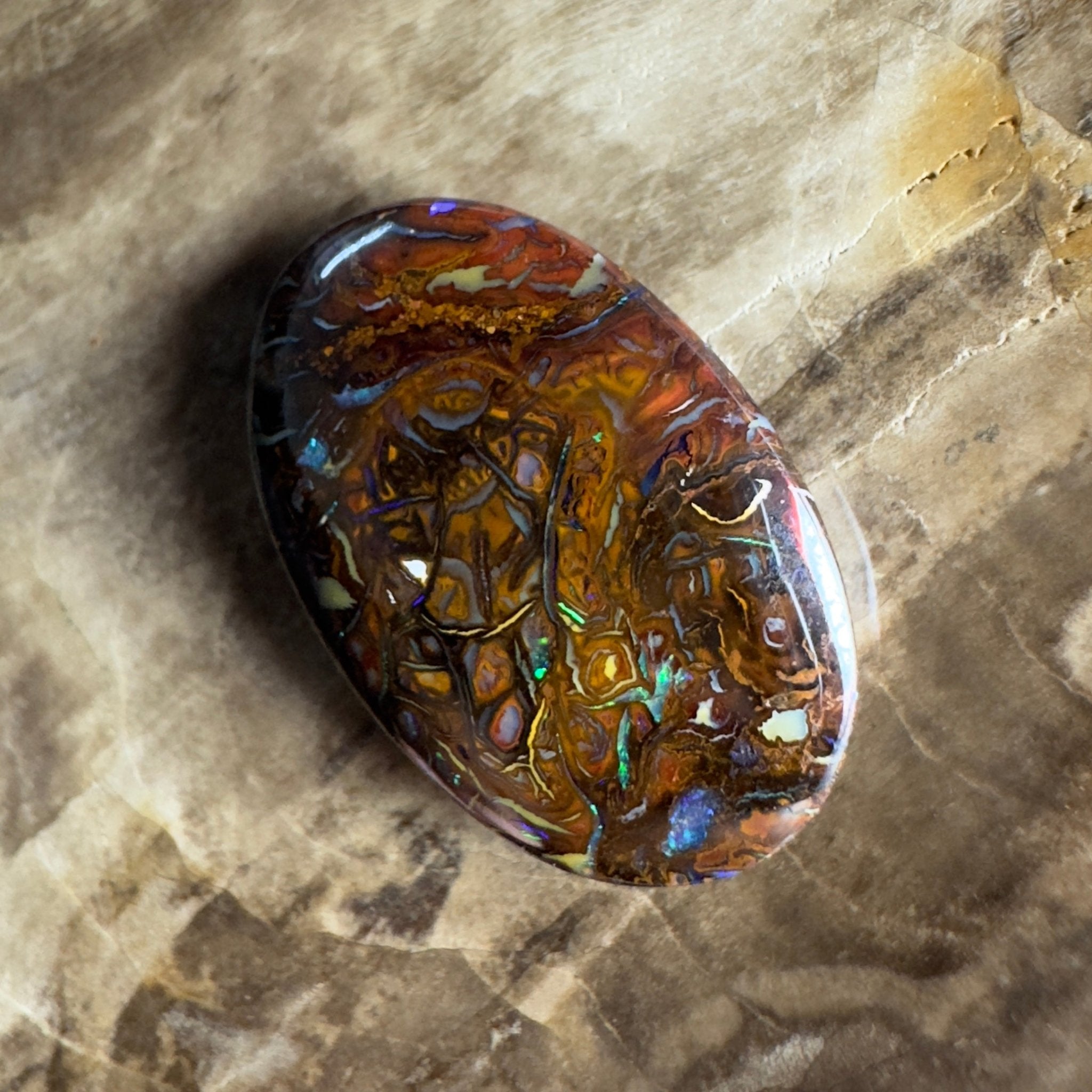 9.7ct Solid Queensland Boulder Opal