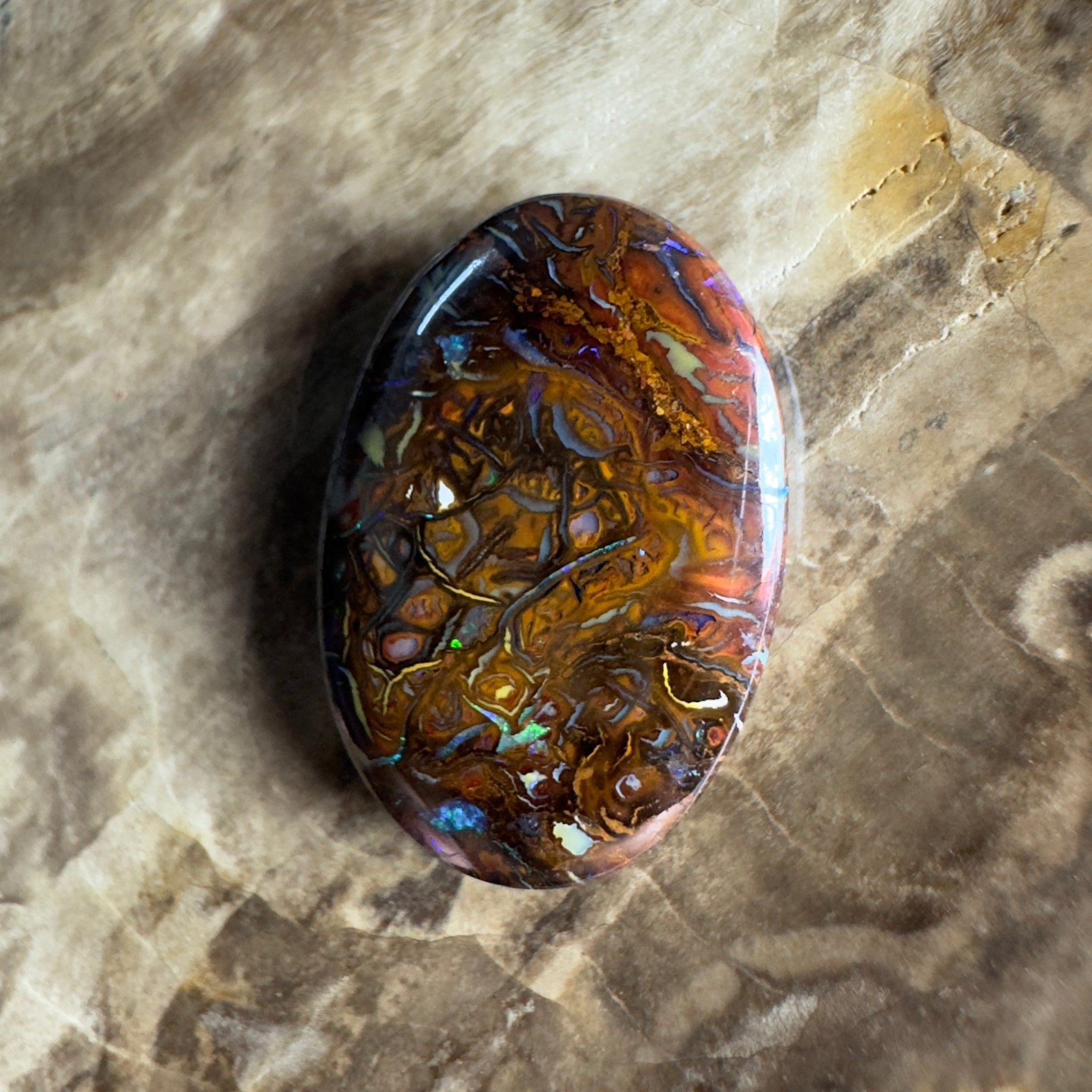 9.7ct Solid Queensland Boulder Opal
