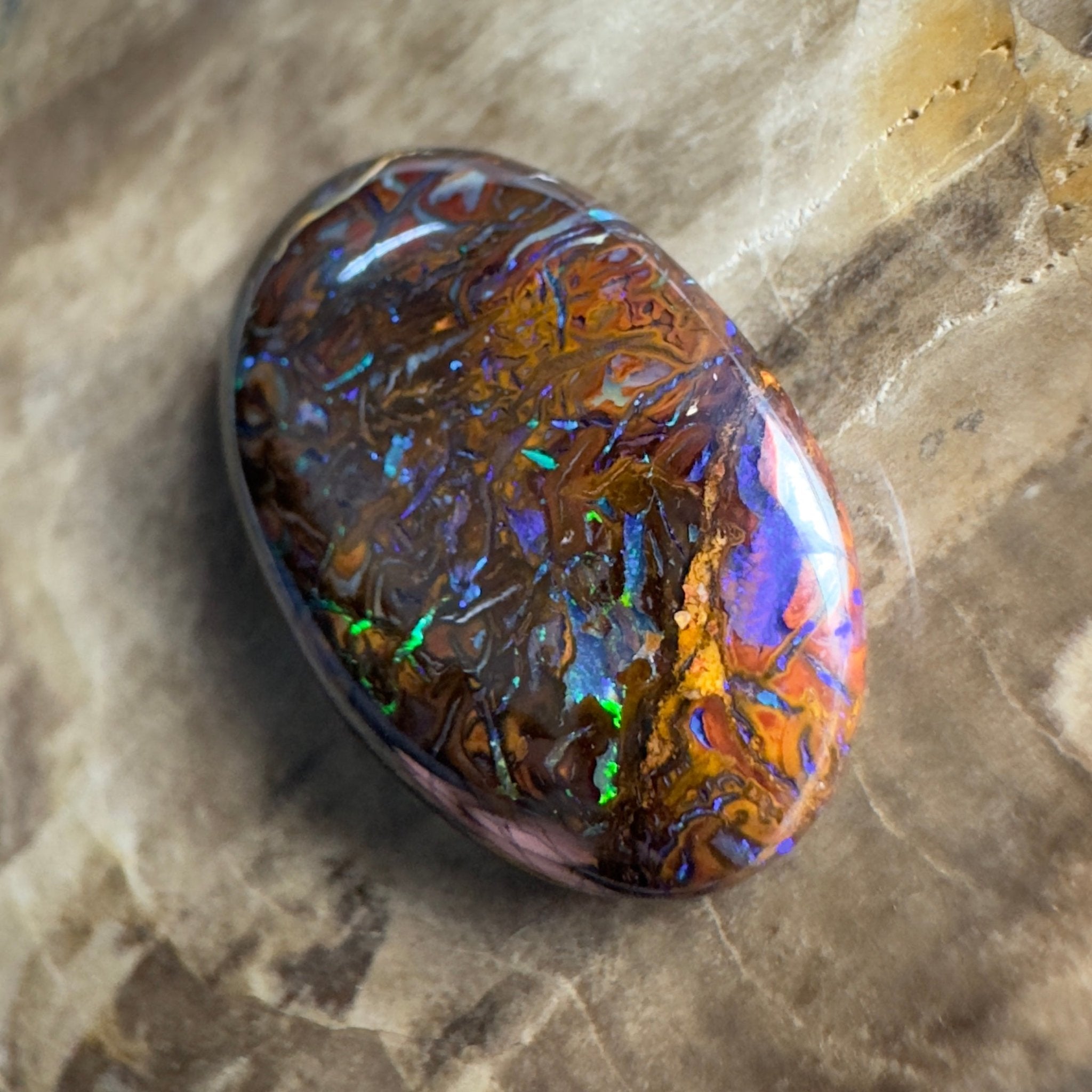 9.7ct Solid Queensland Boulder Opal
