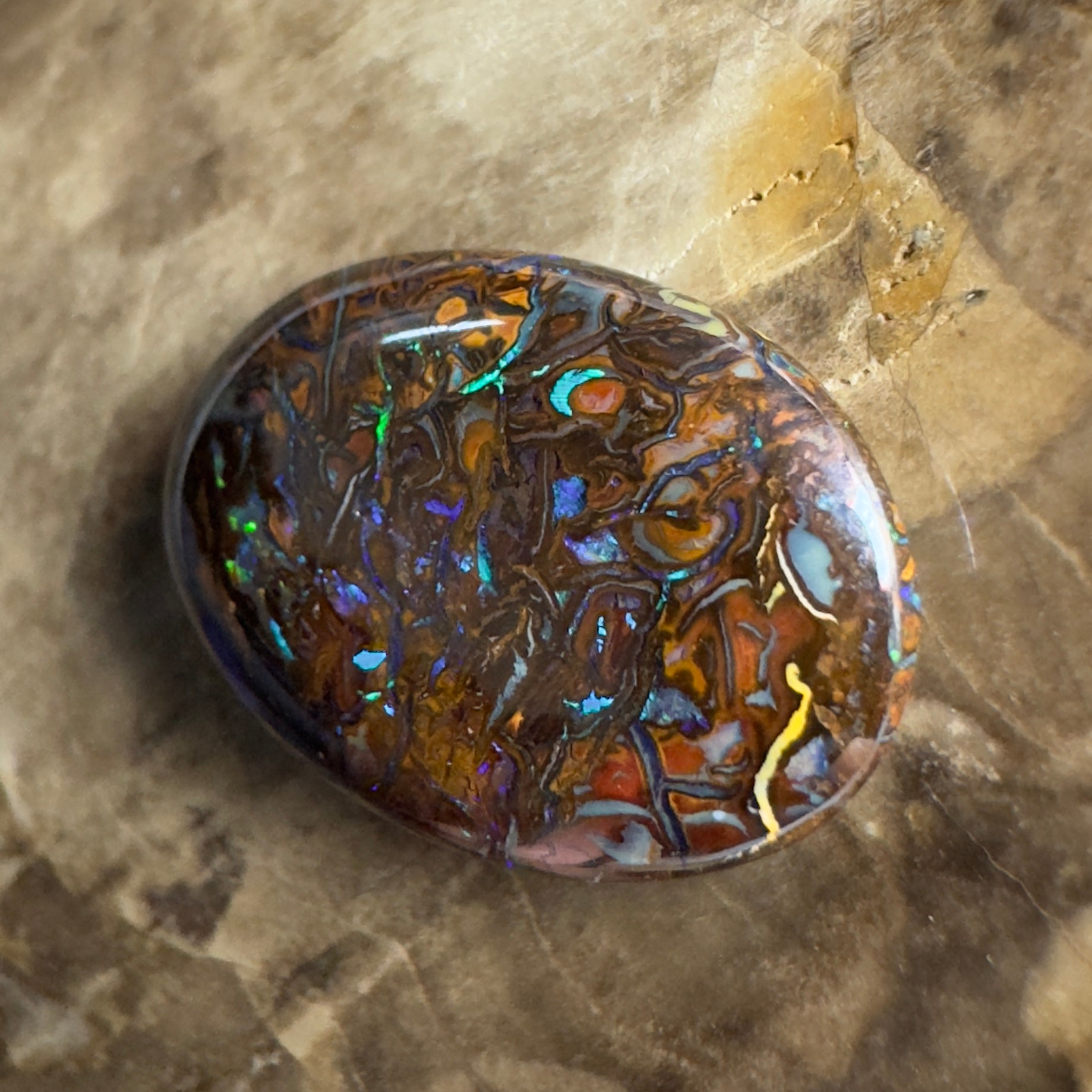9.7ct Solid Queensland Boulder Opal