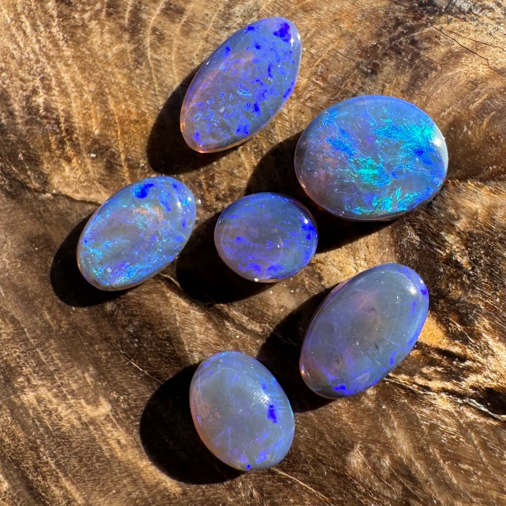3.1ct Lightning Ridge Opal Parcel | Solid Australian Opal | Hand-Cut