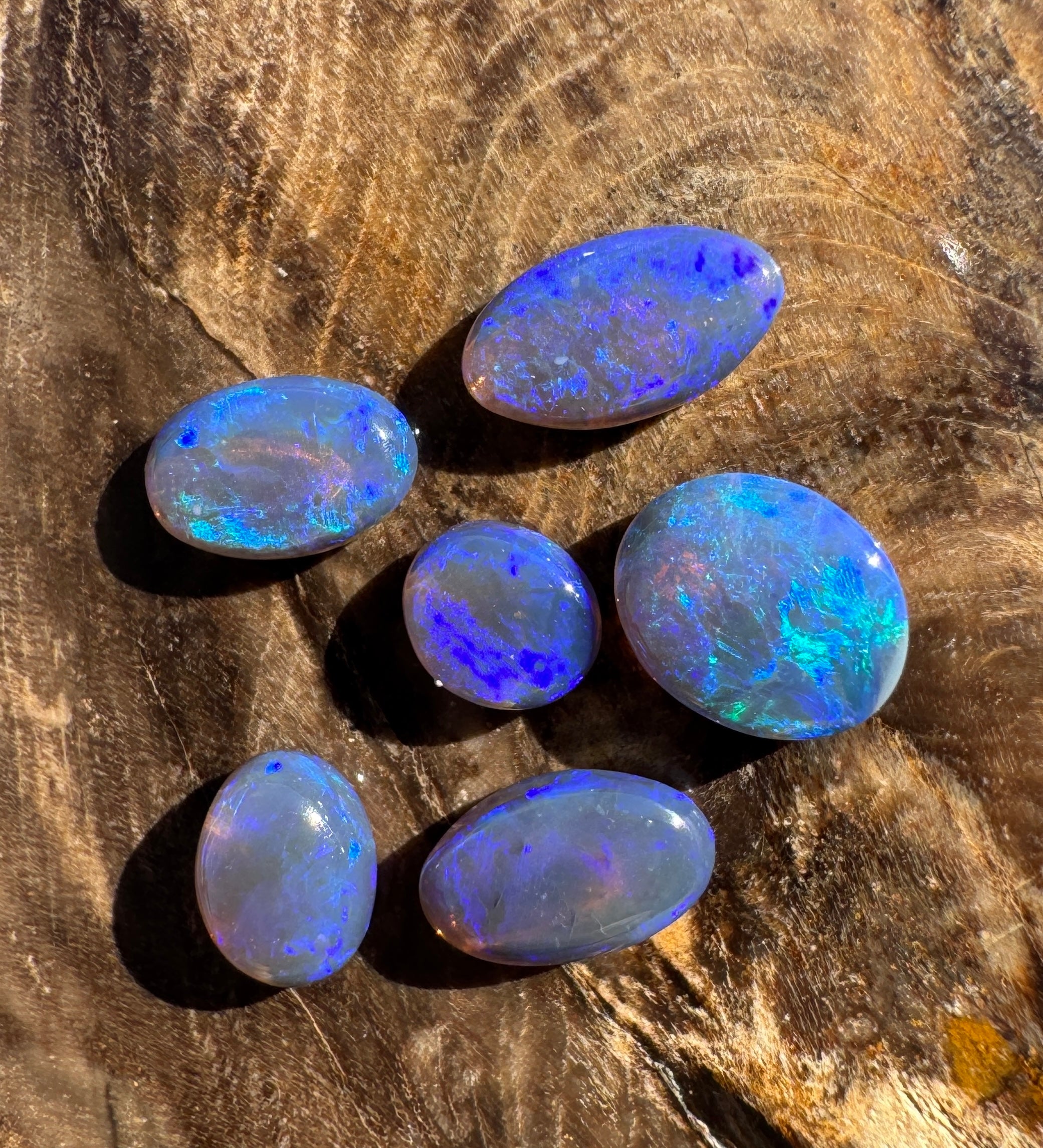 3.1ct Lightning Ridge Opal Parcel | Solid Australian Opal | Hand-Cut