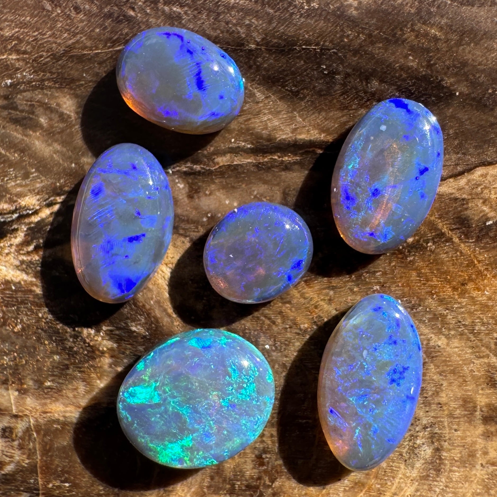 3.1ct Lightning Ridge Opal Parcel | Solid Australian Opal | Hand-Cut