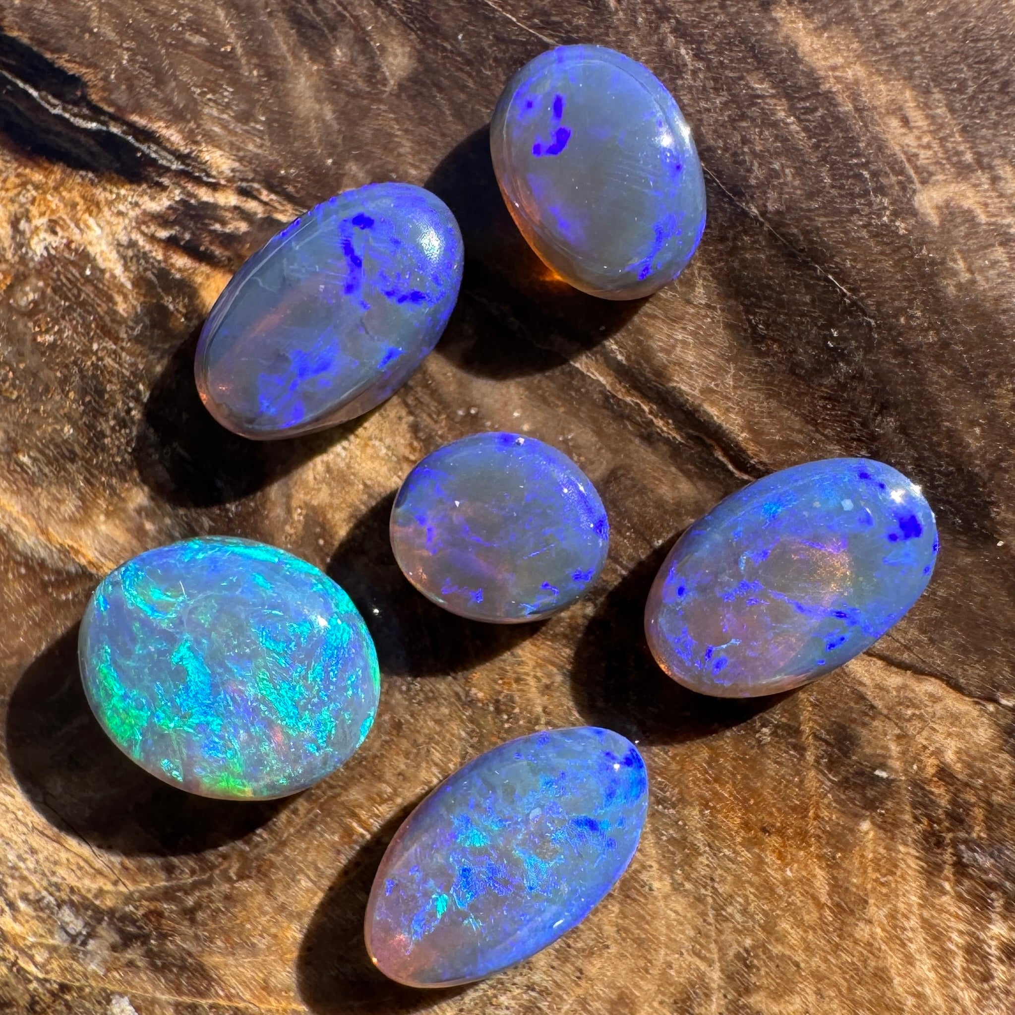 3.1ct Lightning Ridge Opal Parcel | Solid Australian Opal | Hand-Cut