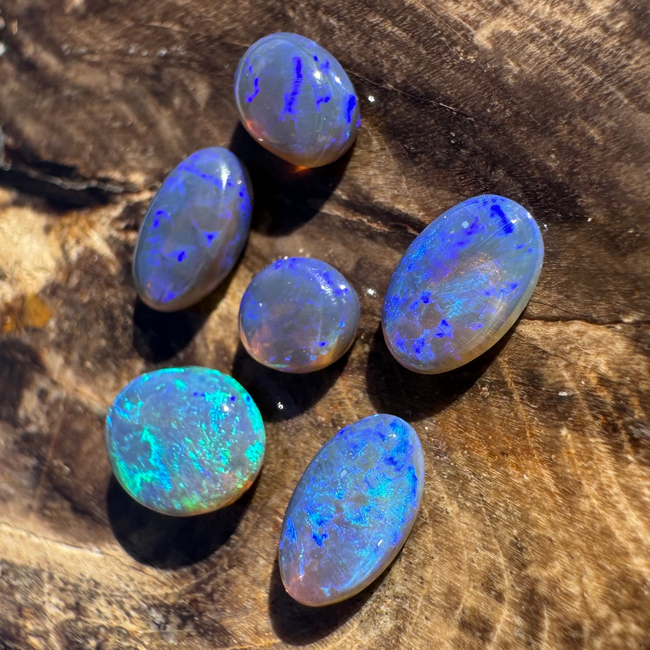 3.1ct Lightning Ridge Opal Parcel | Solid Australian Opal | Hand-Cut