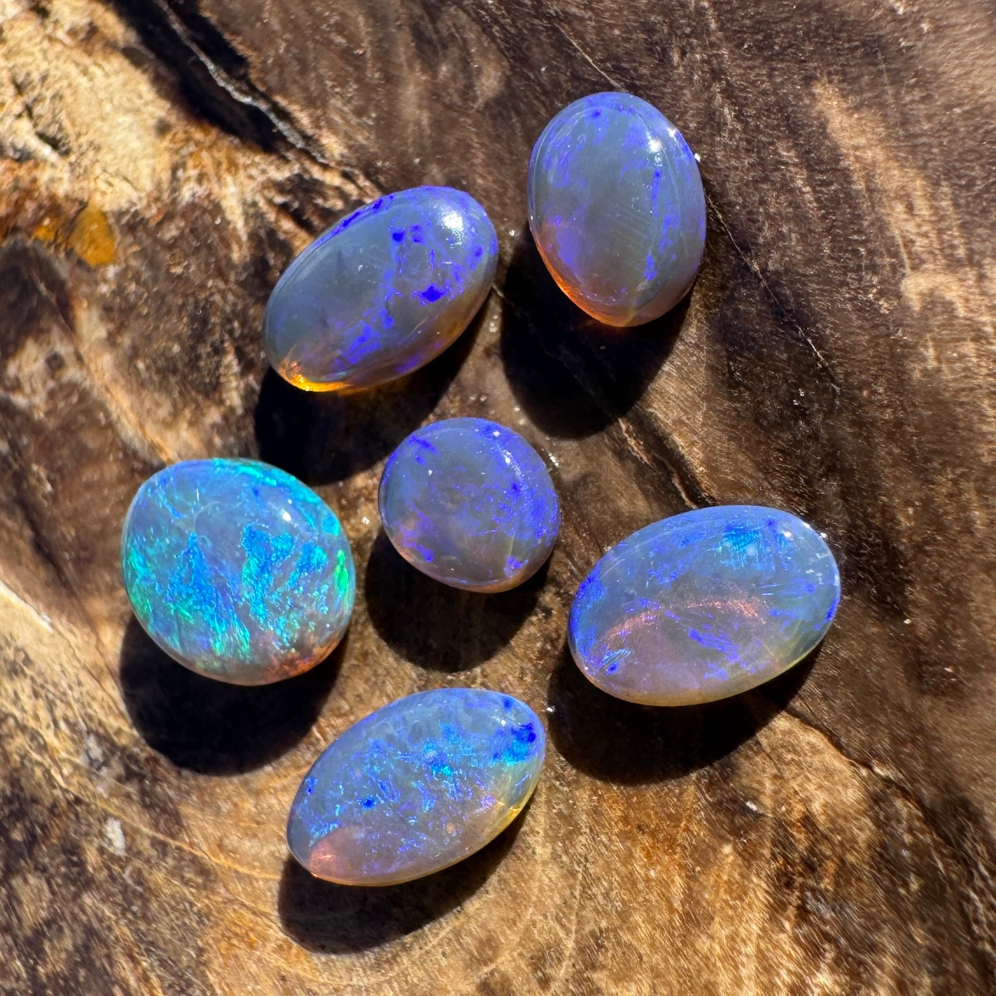 3.1ct Lightning Ridge Opal Parcel | Solid Australian Opal | Hand-Cut