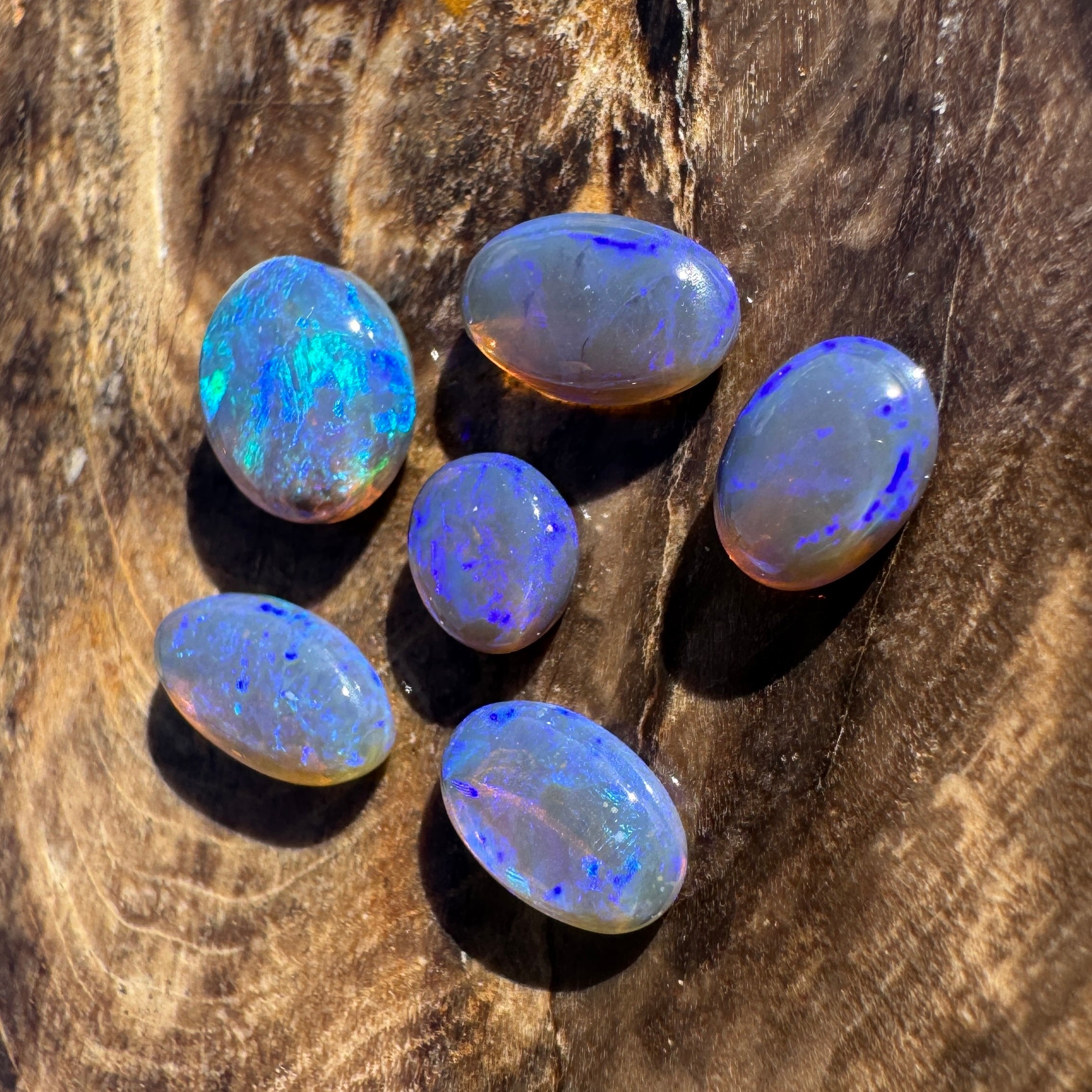 3.1ct Lightning Ridge Opal Parcel | Solid Australian Opal | Hand-Cut
