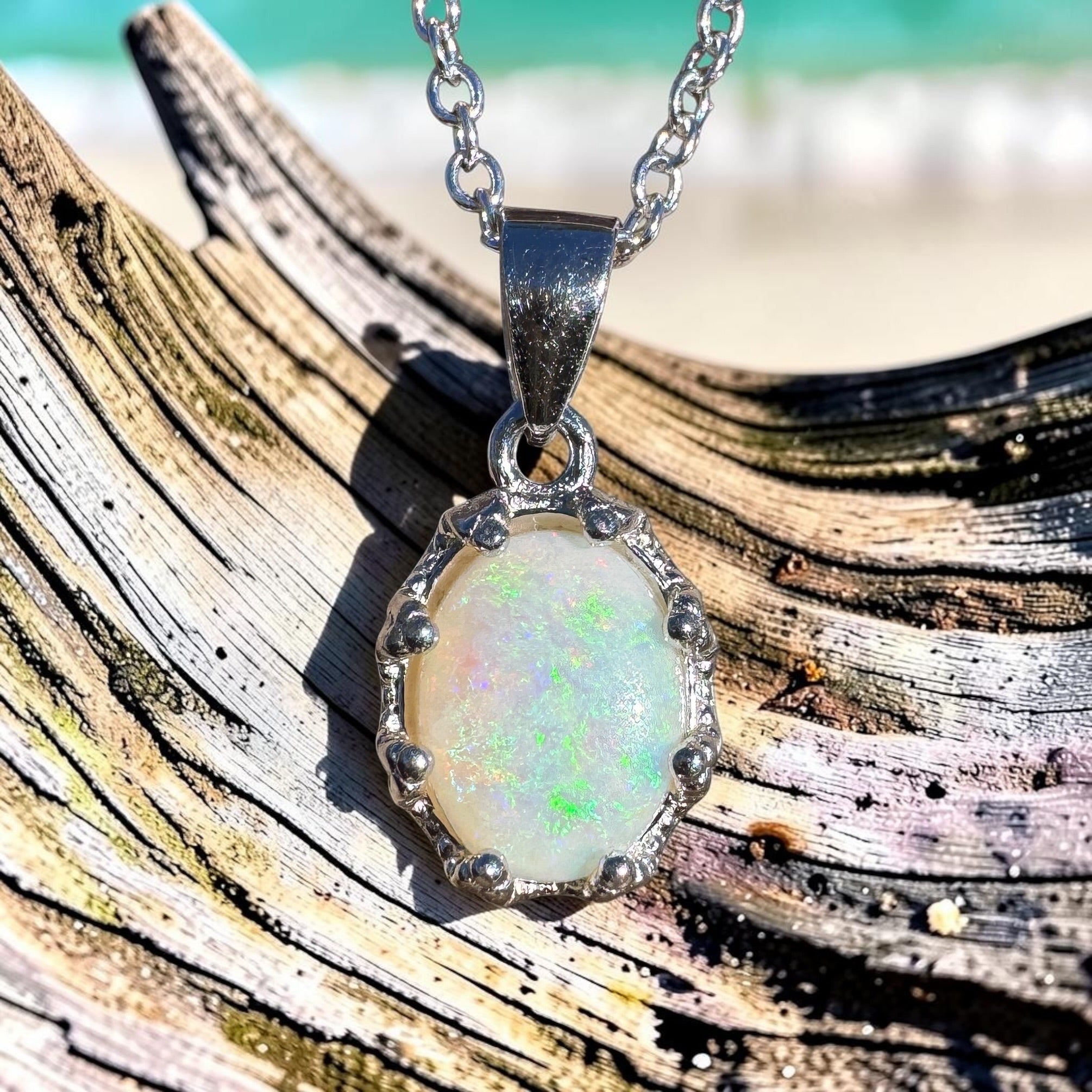 1.2ct Coober Pedy Opal Ring ~ 'Esperance Free' | 925 Sterling Silver | Solid Australian Opal