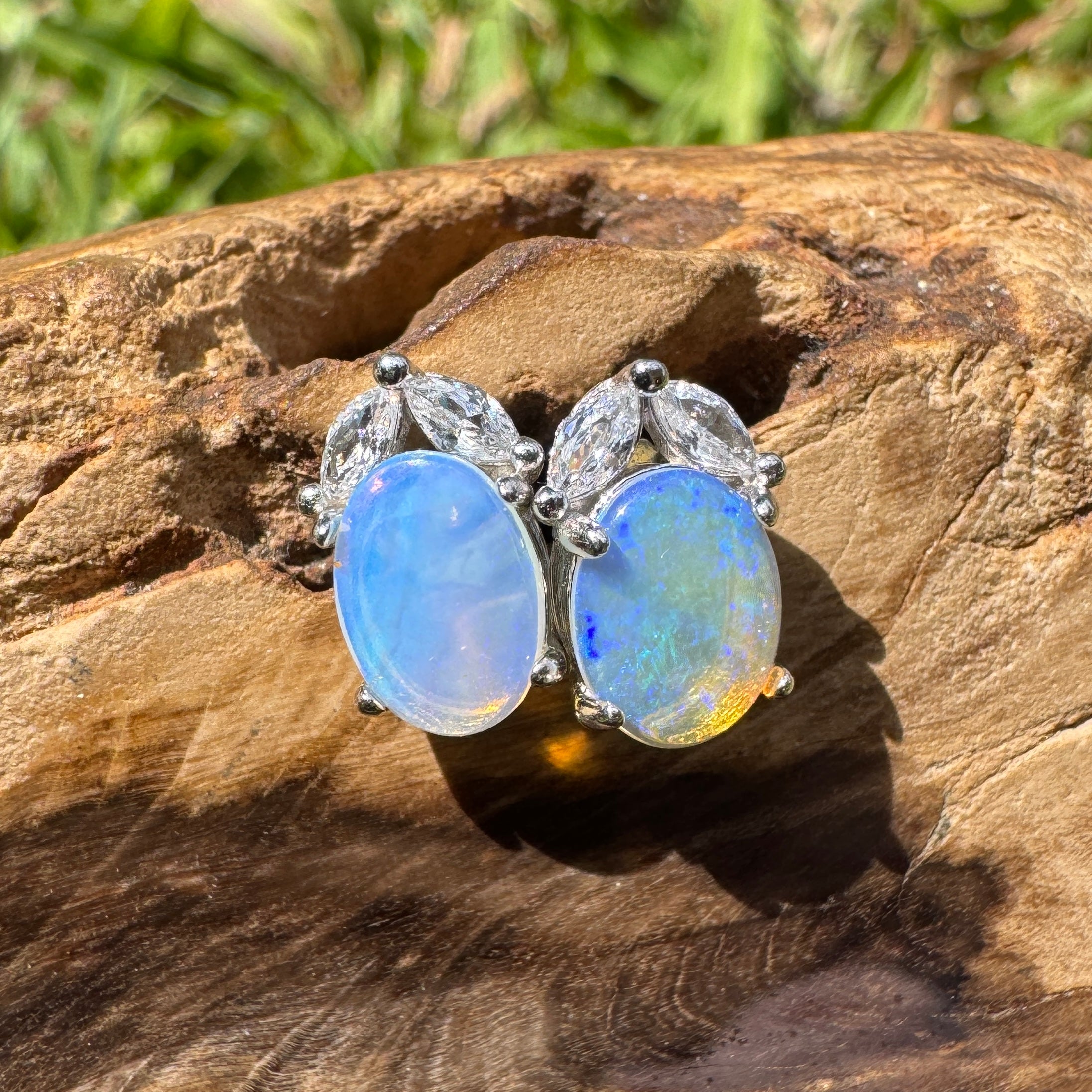1.3ct Lightning Ridge Opal Earrings ~ 'Lake Griffin Grandeur' | 925 Sterling Silver | Solid Australian Opal (Copy)