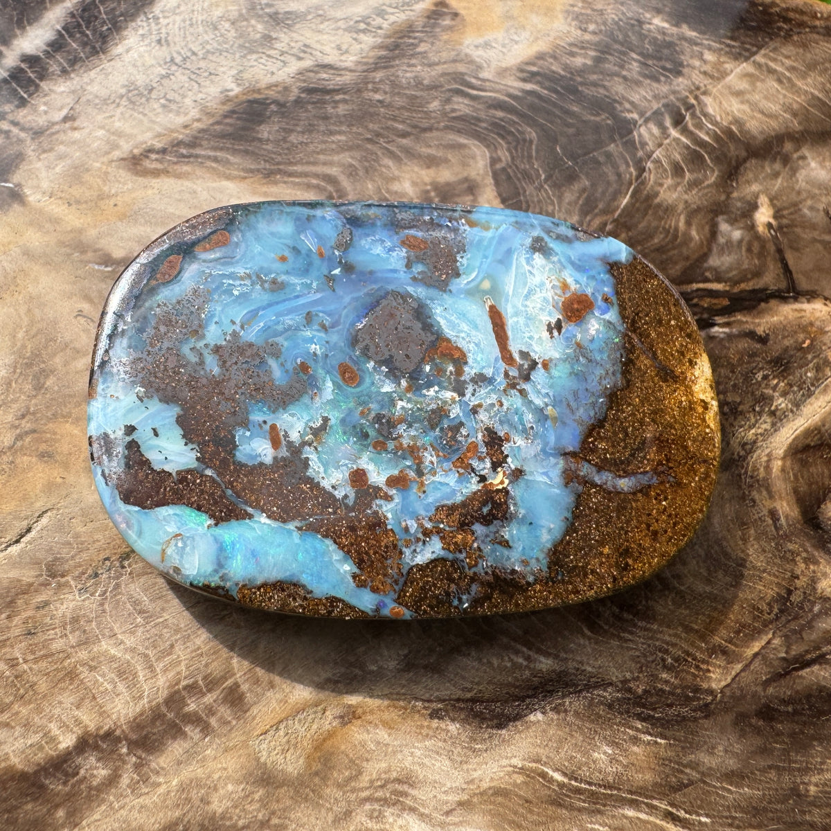 113ct Queensland Boulder Opal | Solid Australian Opal | Hand-Cut