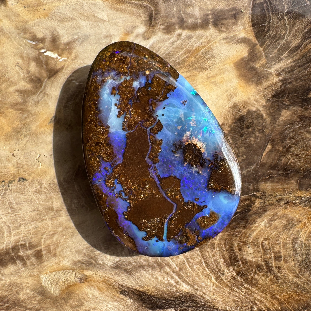 26ct Queensland Boulder Opal | Solid Australian Opal | Hand-Cut