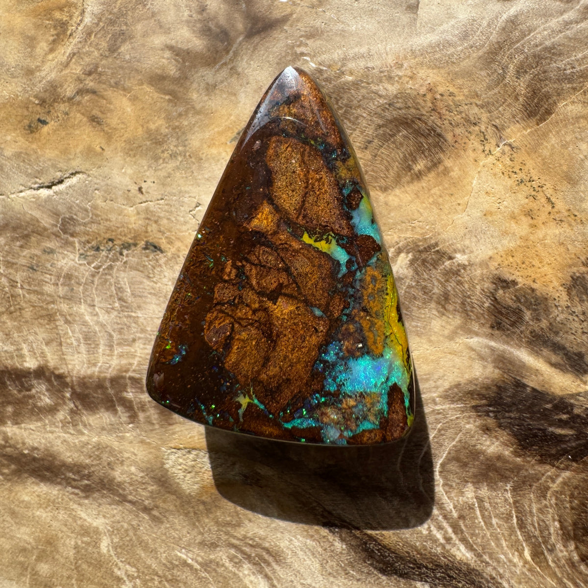 20ct Queensland Boulder Opal | Solid Australian Opal | Hand-Cut