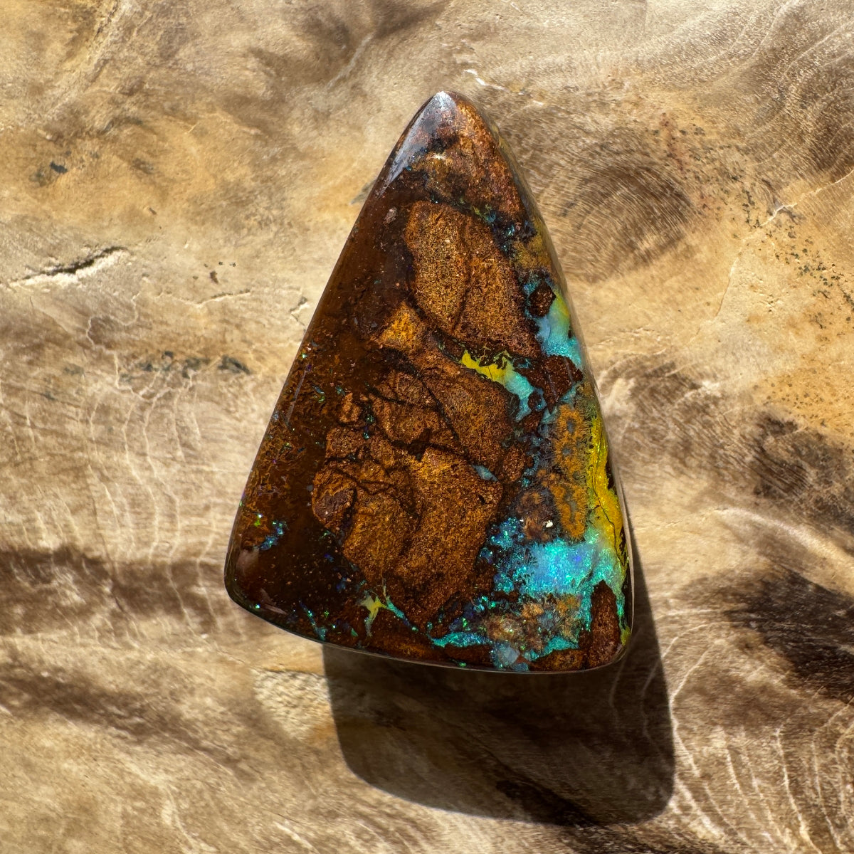 20ct Queensland Boulder Opal | Solid Australian Opal | Hand-Cut