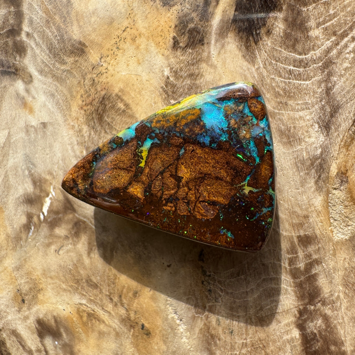 20ct Queensland Boulder Opal | Solid Australian Opal | Hand-Cut