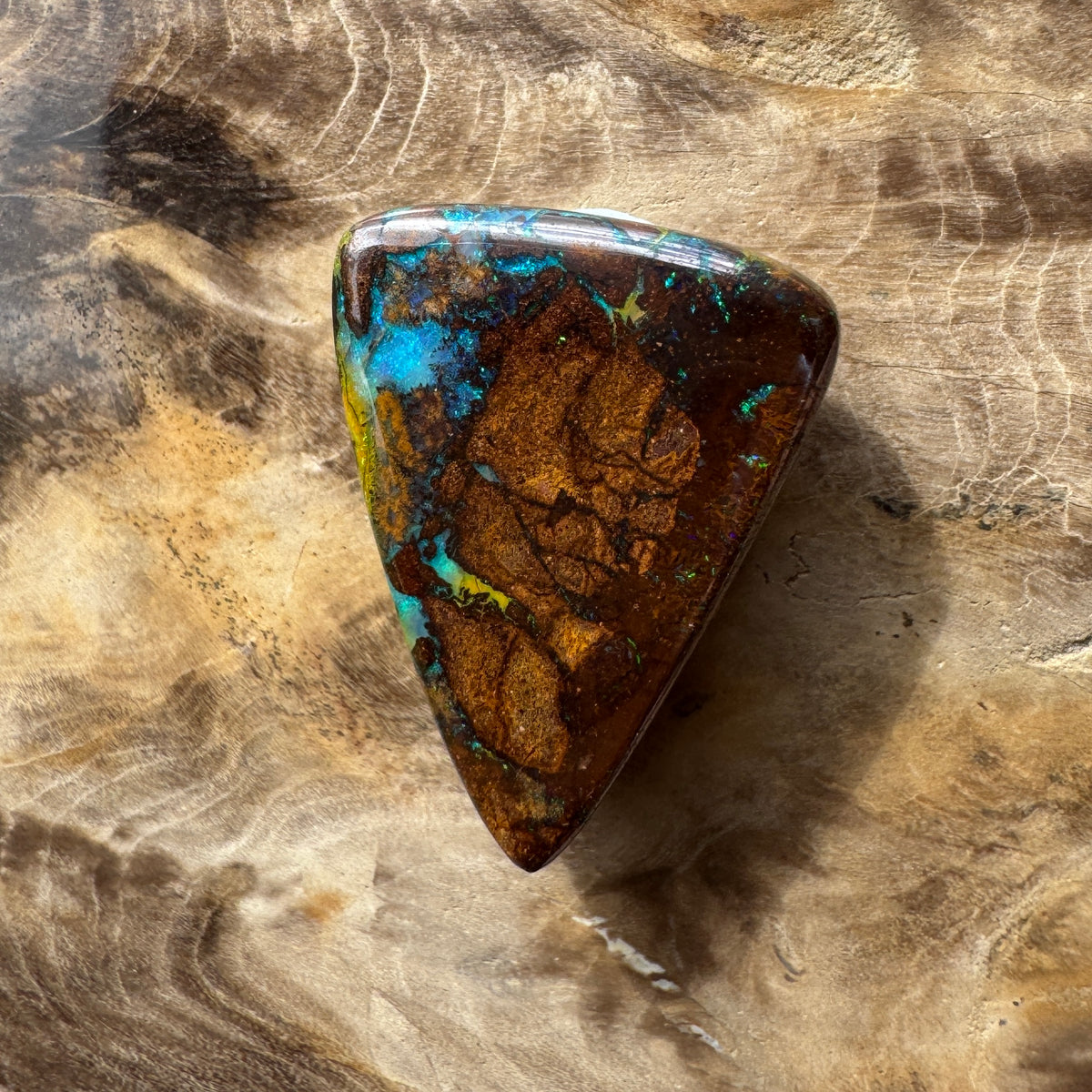 20ct Queensland Boulder Opal | Solid Australian Opal | Hand-Cut
