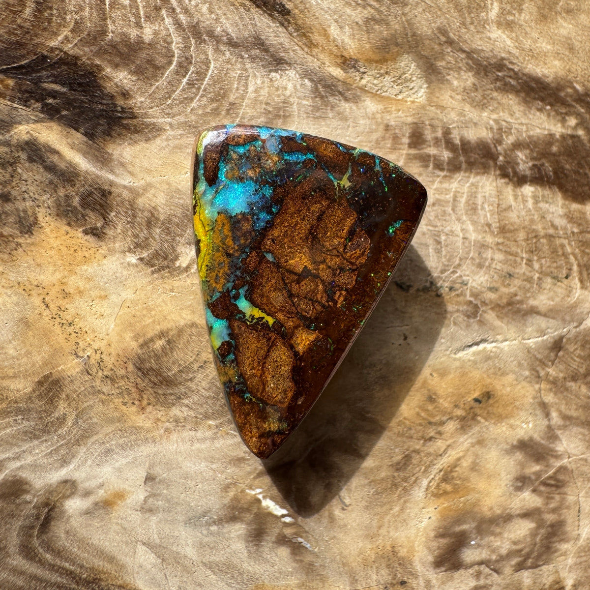 20ct Queensland Boulder Opal | Solid Australian Opal | Hand-Cut