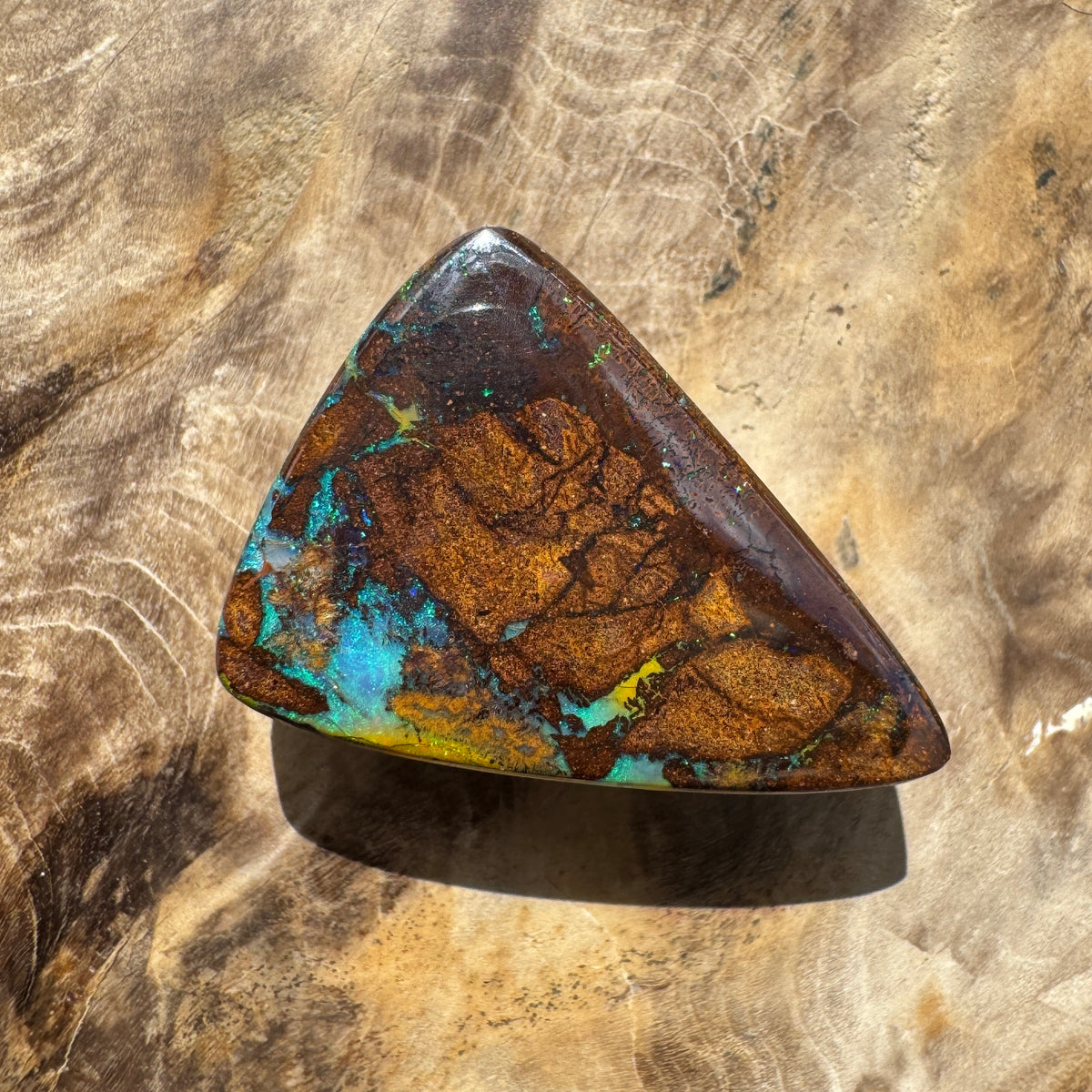 20ct Queensland Boulder Opal | Solid Australian Opal | Hand-Cut