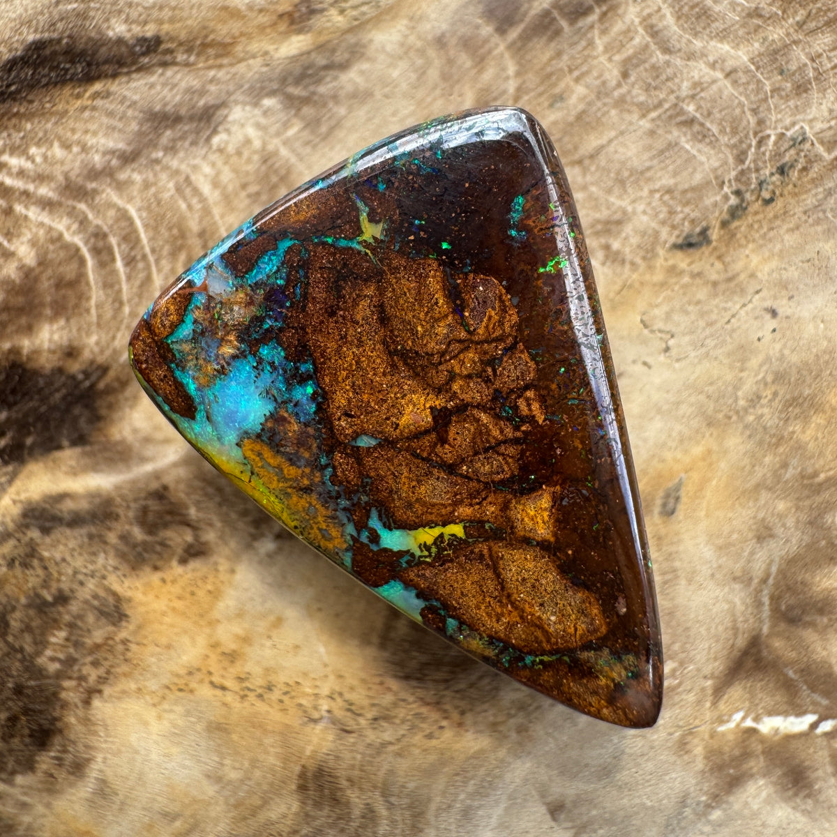 20ct Queensland Boulder Opal | Solid Australian Opal | Hand-Cut