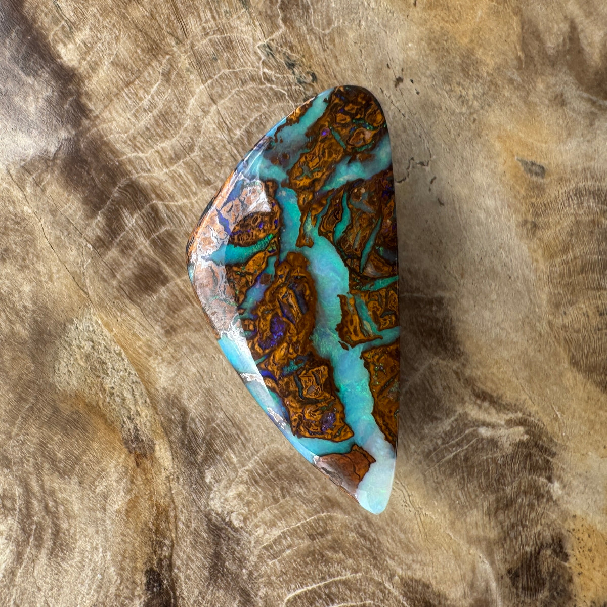 6ct Queensland Boulder Opal | Solid Australian Opal | Hand-Cut