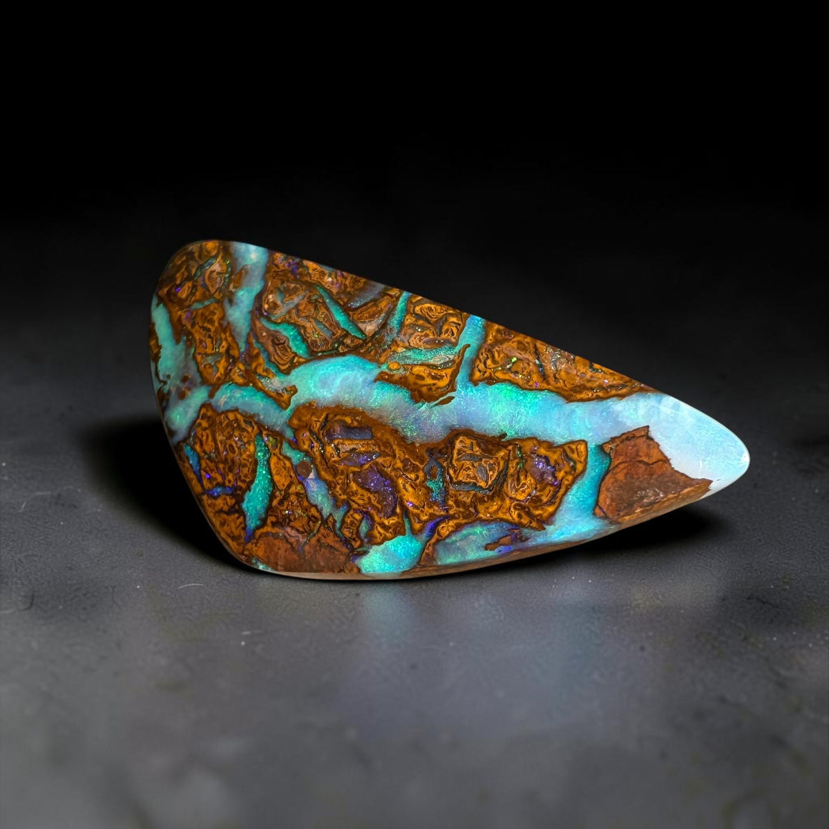 6ct Queensland Boulder Opal | Solid Australian Opal | Hand-Cut