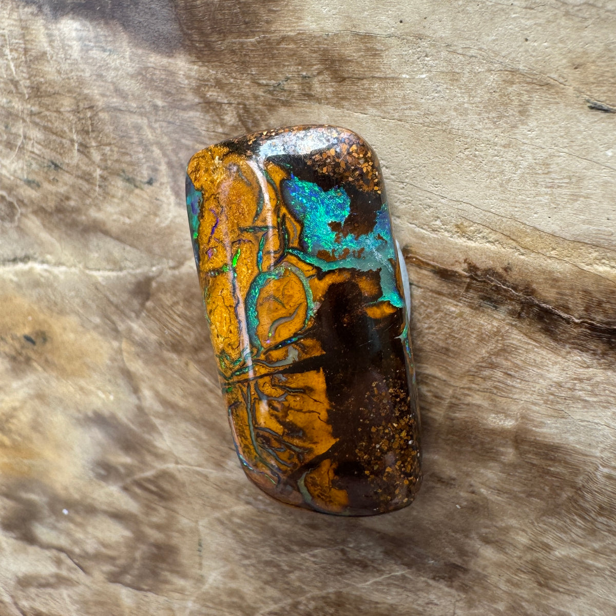 8.3ct Queensland Boulder Opal | Solid Australian Opal | Hand-Cut