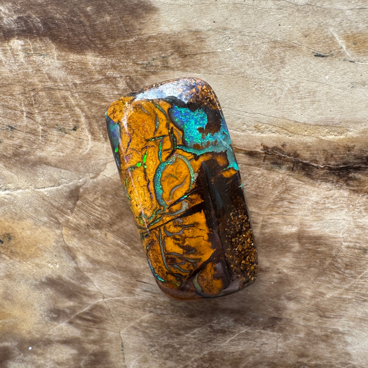 8.3ct Queensland Boulder Opal | Solid Australian Opal | Hand-Cut