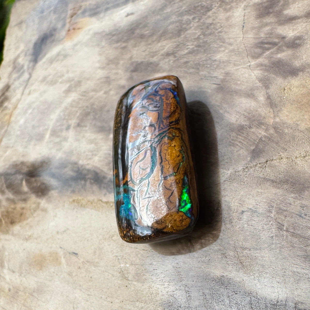 8.3ct Queensland Boulder Opal | Solid Australian Opal | Hand-Cut