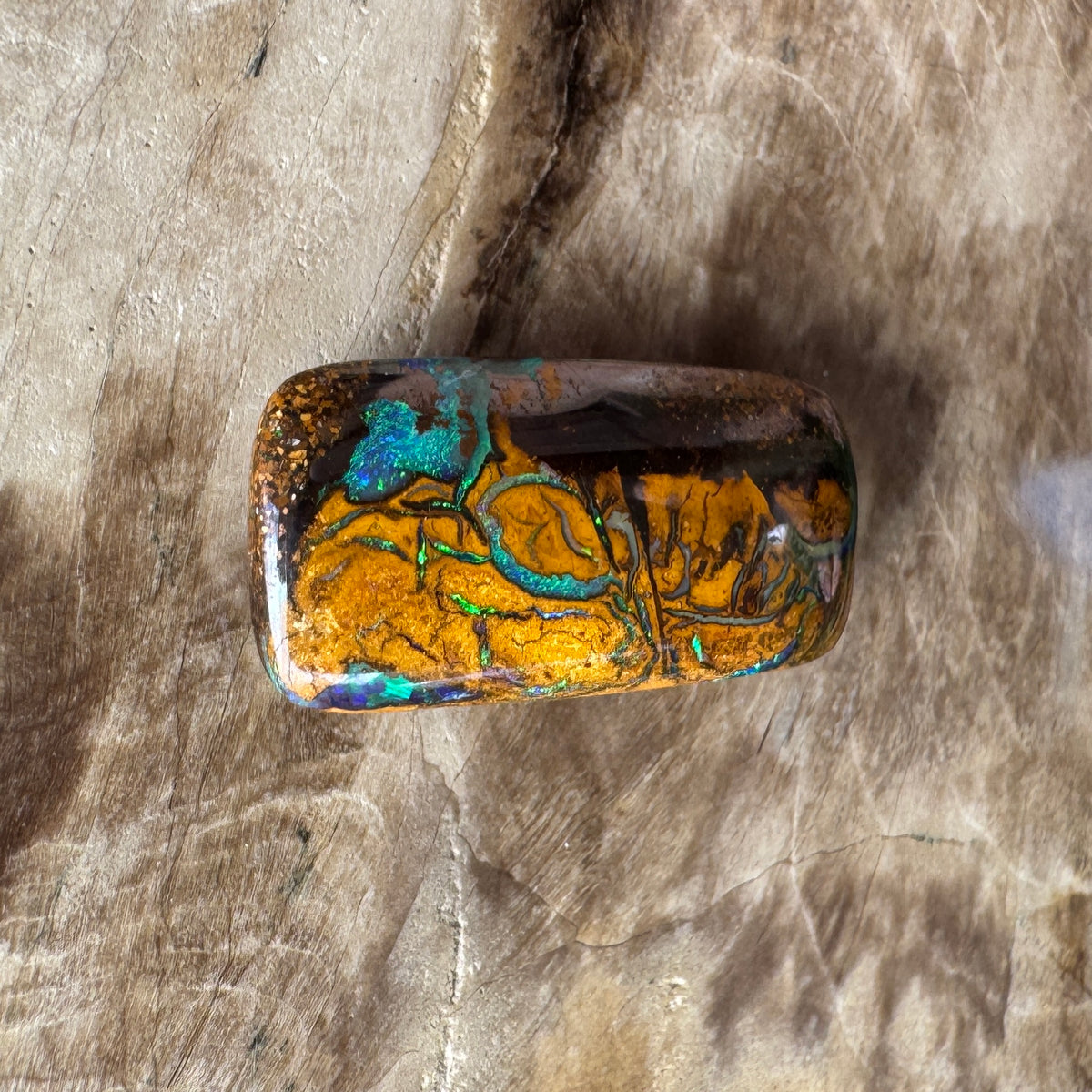8.3ct Queensland Boulder Opal | Solid Australian Opal | Hand-Cut
