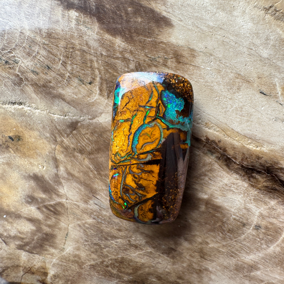 8.3ct Queensland Boulder Opal | Solid Australian Opal | Hand-Cut