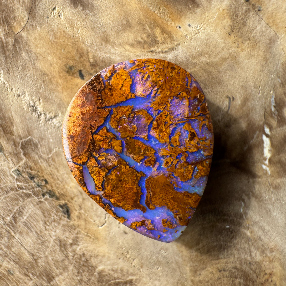 5.9ct Queensland Boulder Opal | Solid Australian Opal | Hand-Cut