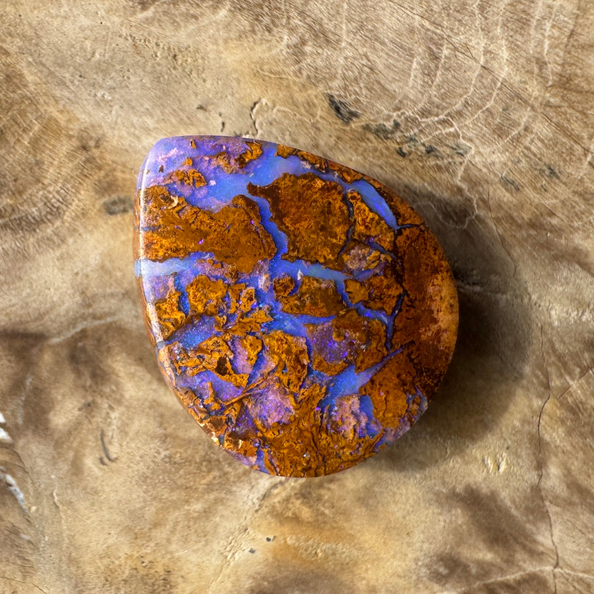 5.9ct Queensland Boulder Opal | Solid Australian Opal | Hand-Cut