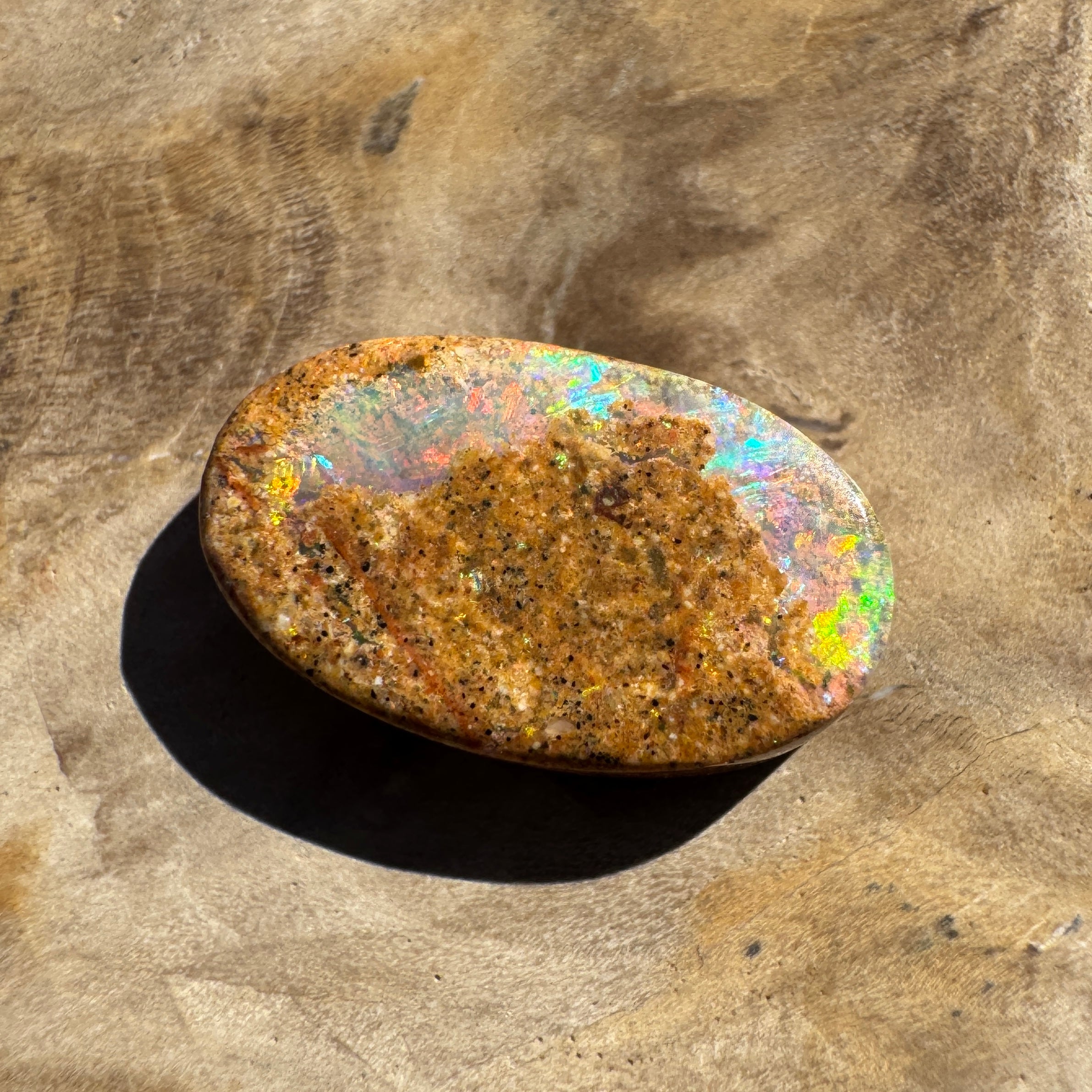 2.6ct Queensland Boulder Opal | Solid Australian Opal | Hand-Cut