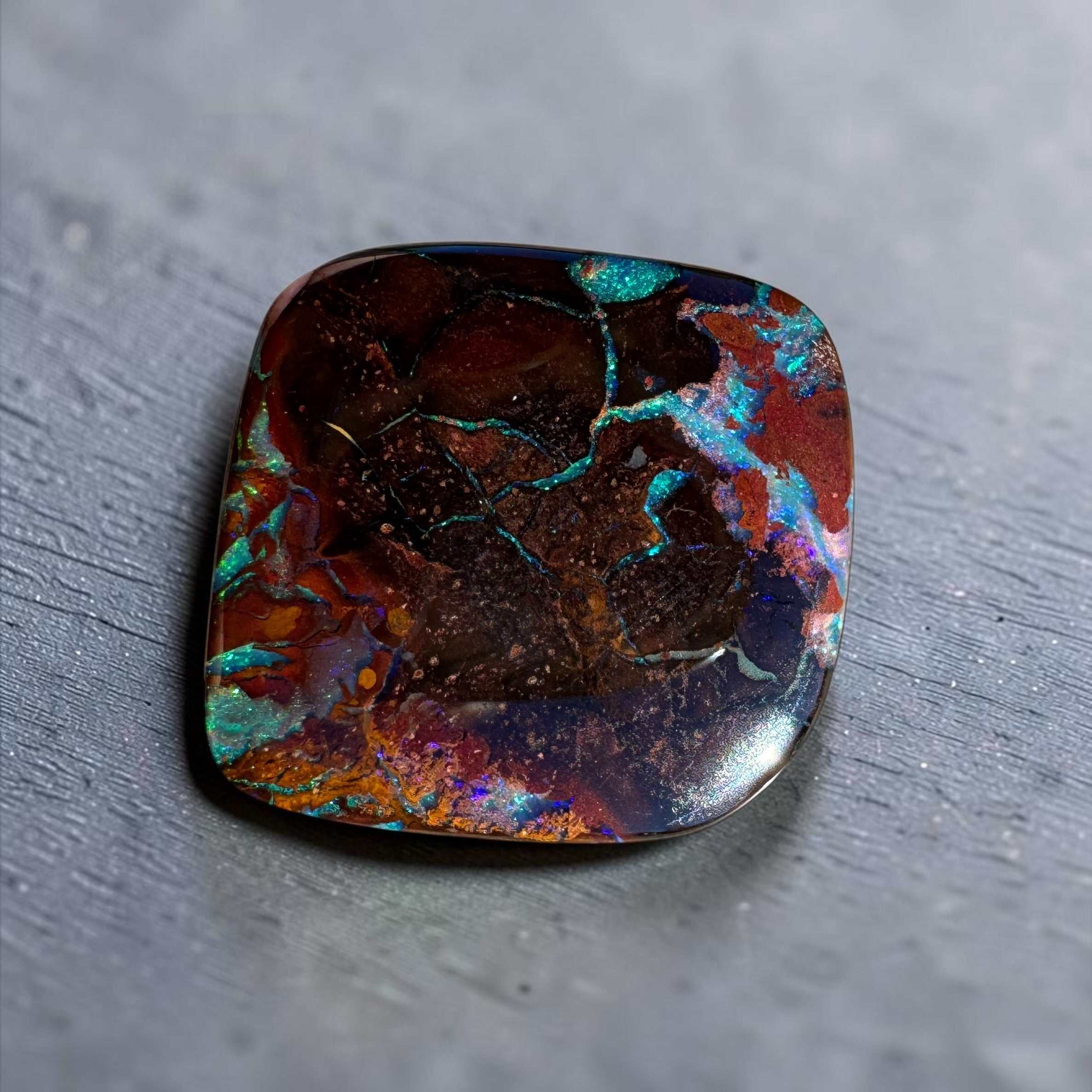 23ct Queensland Boulder Opal | Solid Australian Opal | Hand-Cut