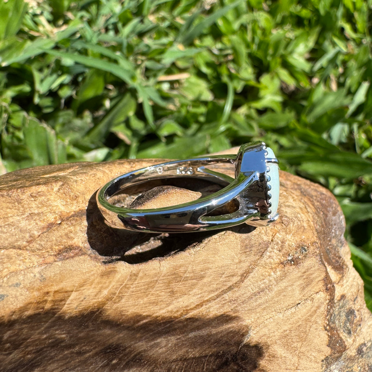 1.4ct Coober Pedy Opal Ring ~ 'Honeycomb Gorge Glow' | 925 Sterling Silver | Solid Australian Opal