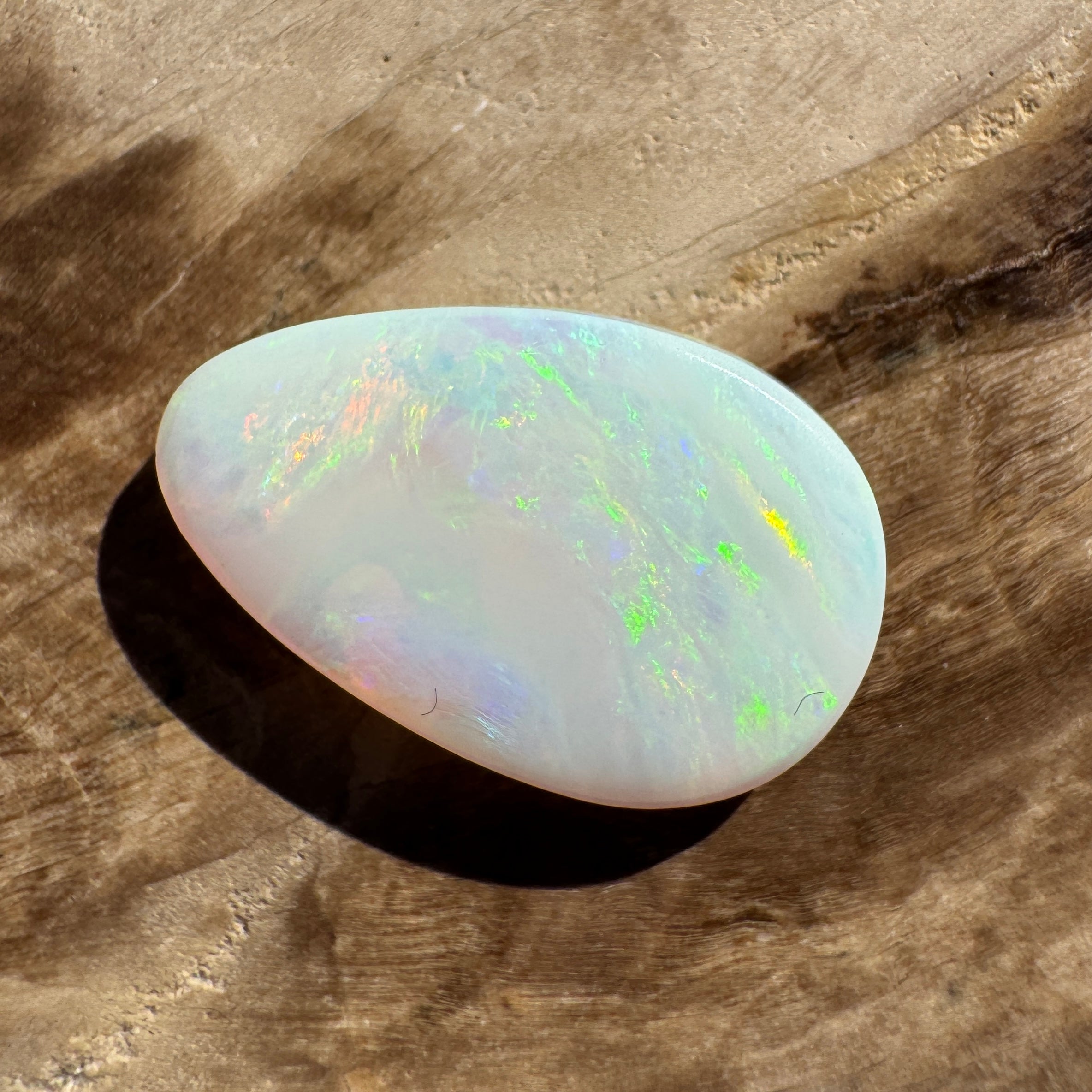 3.9ct Lightning Ridge Opal | Solid Australian Opal | Hand-Cut