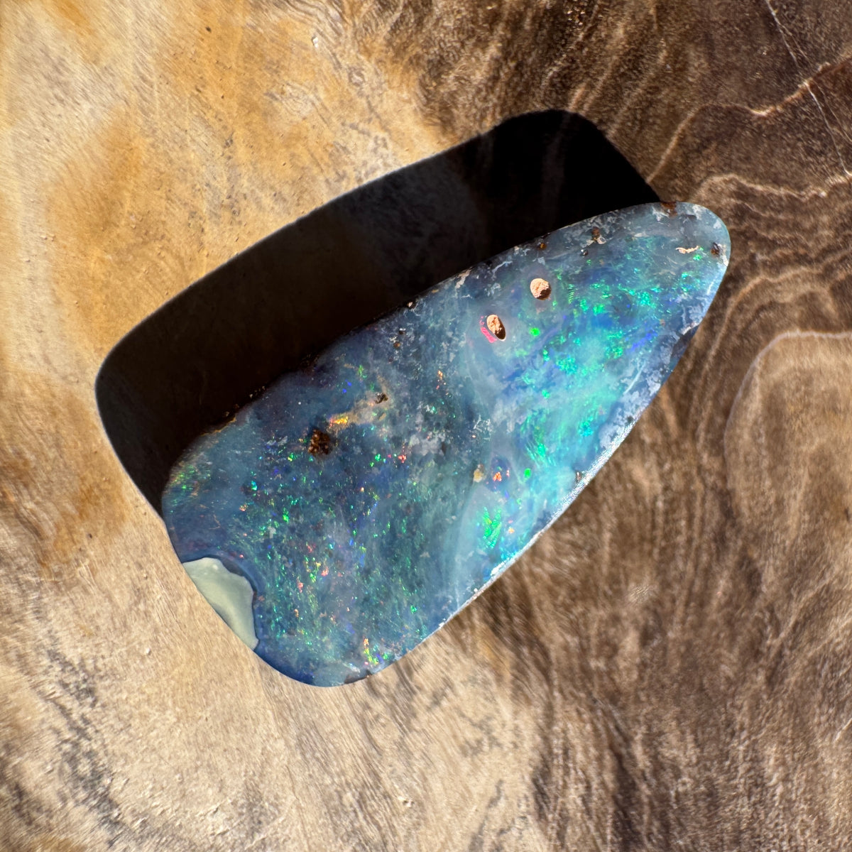 5.6ct Queensland Boulder Opal | Solid Australian Opal | Hand-Cut
