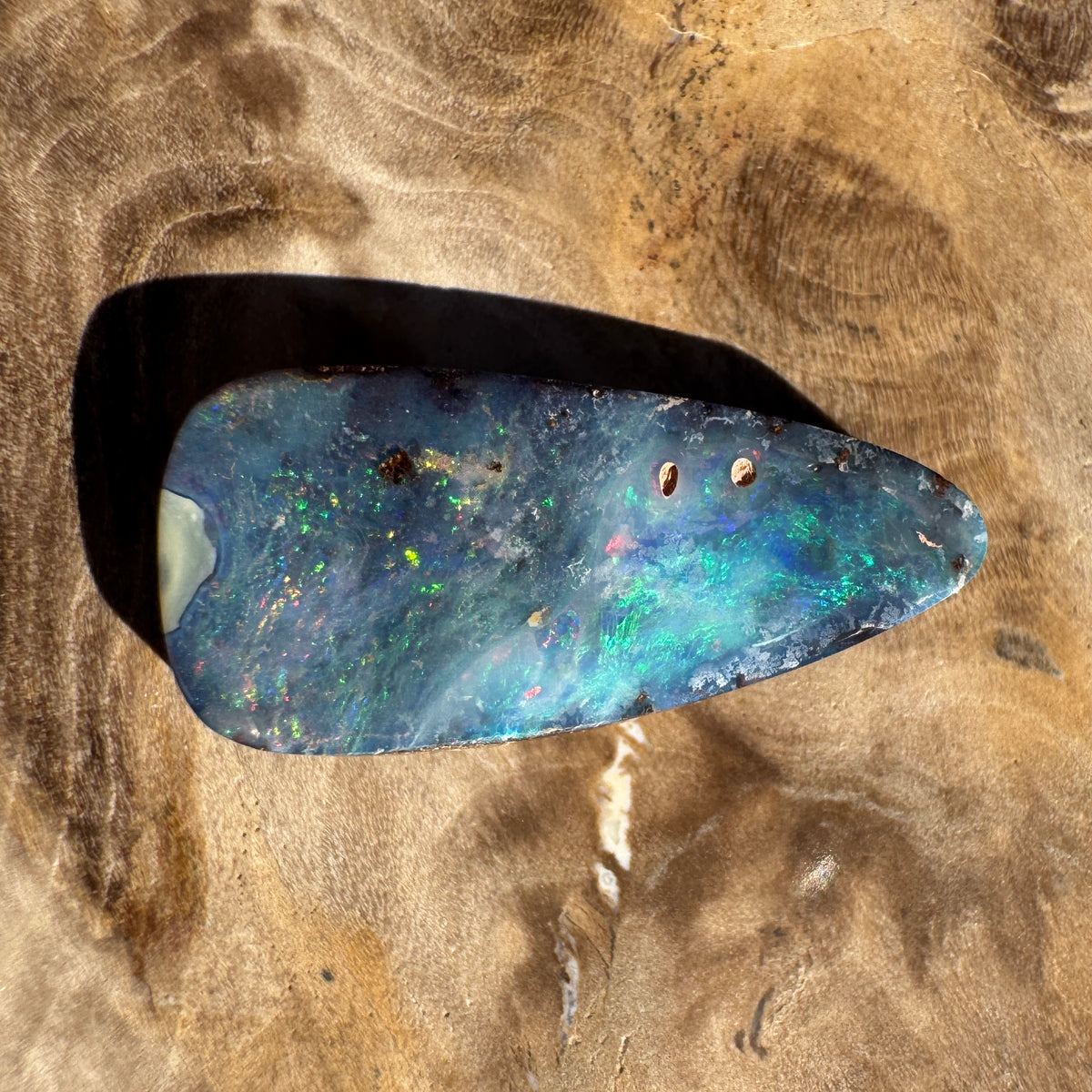 5.6ct Queensland Boulder Opal | Solid Australian Opal | Hand-Cut