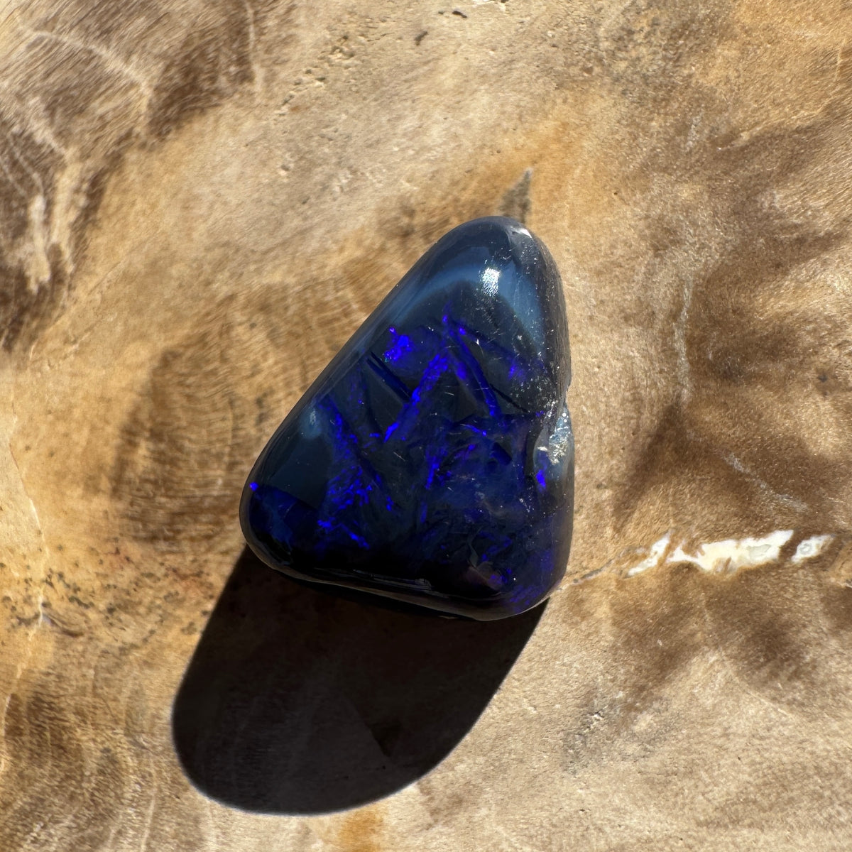 3.1ct Lightning Ridge Black Opal | Solid Australian Opal | Hand-Cut
