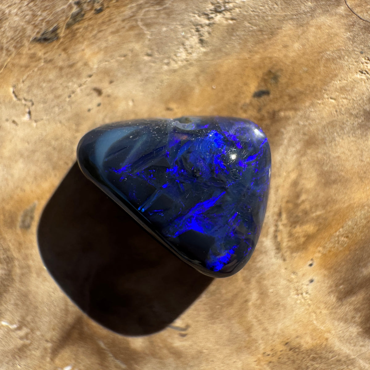3.1ct Lightning Ridge Black Opal | Solid Australian Opal | Hand-Cut
