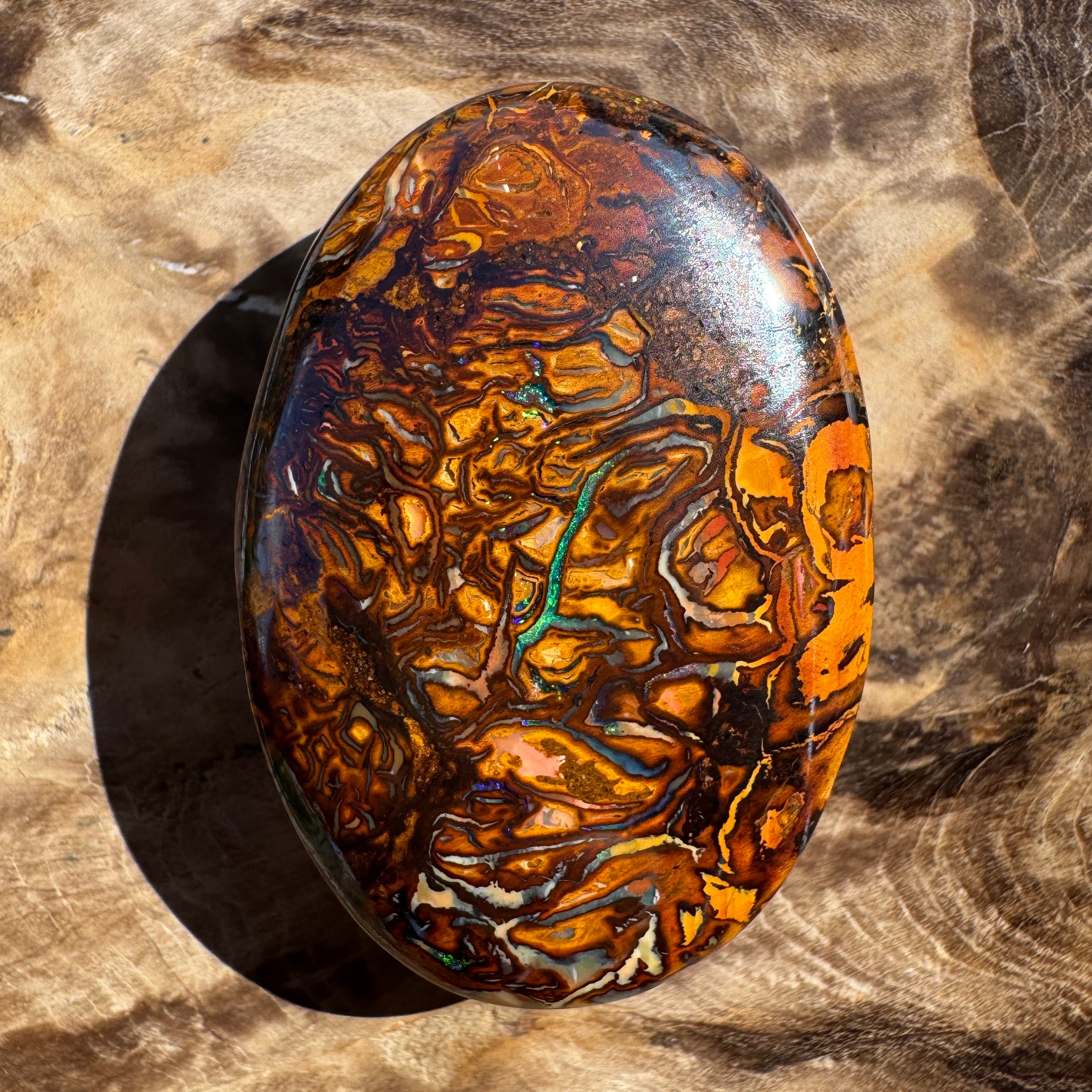 103ct Queensland Boulder Opal | Solid Australian Opal | Hand-Cut