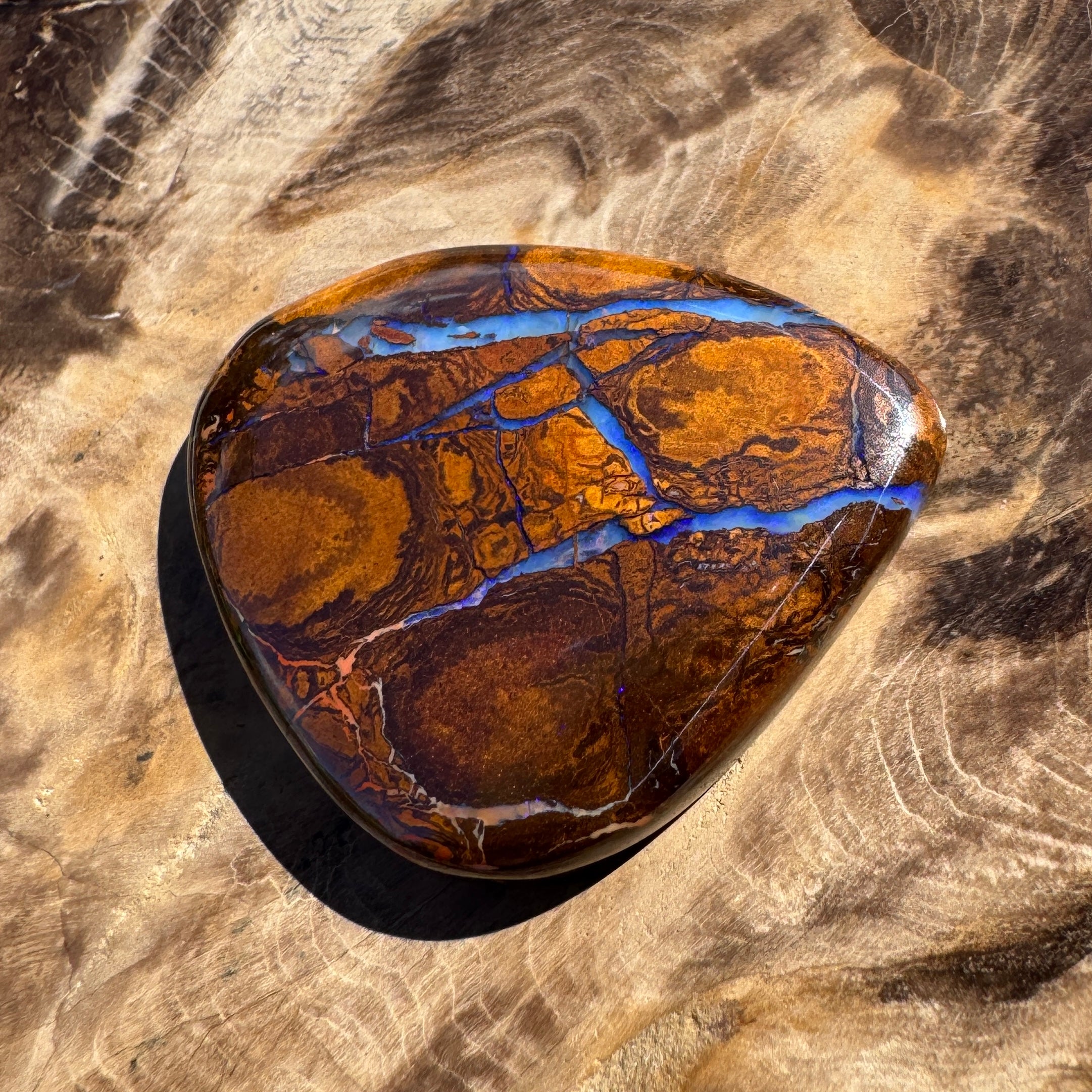65ct Queensland Boulder Opal | Solid Australian Opal | Hand-Cut