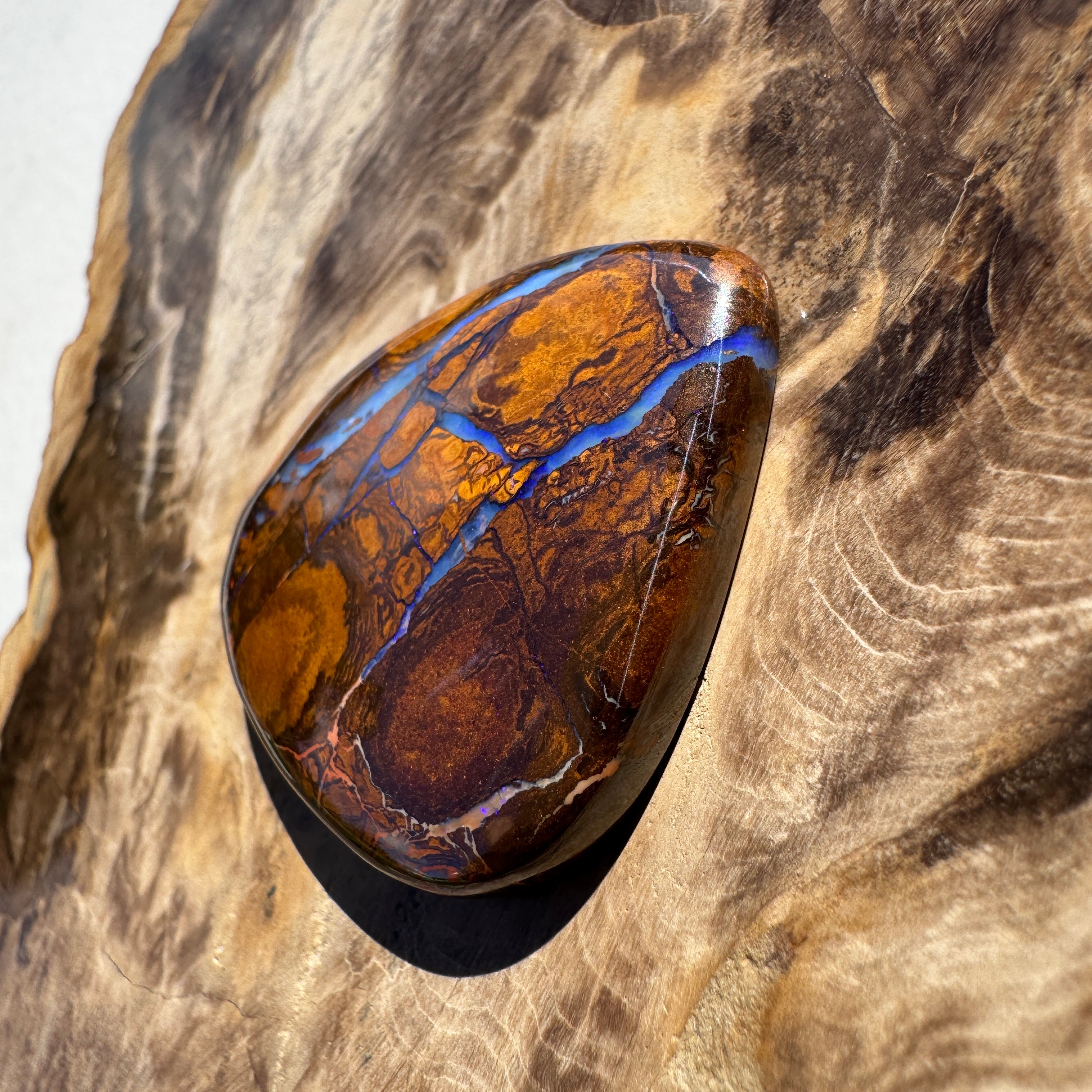 65ct Queensland Boulder Opal | Solid Australian Opal | Hand-Cut