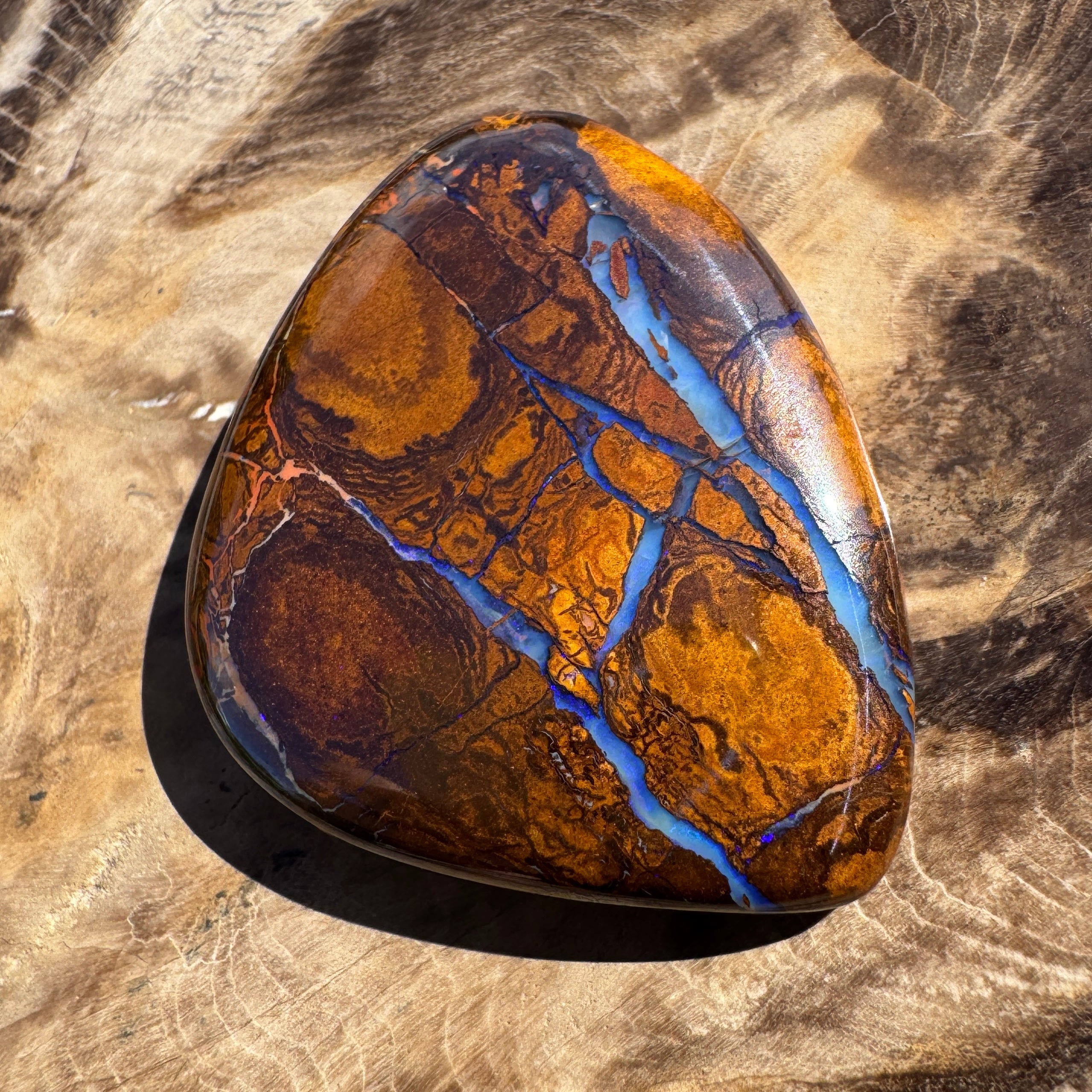 65ct Queensland Boulder Opal | Solid Australian Opal | Hand-Cut